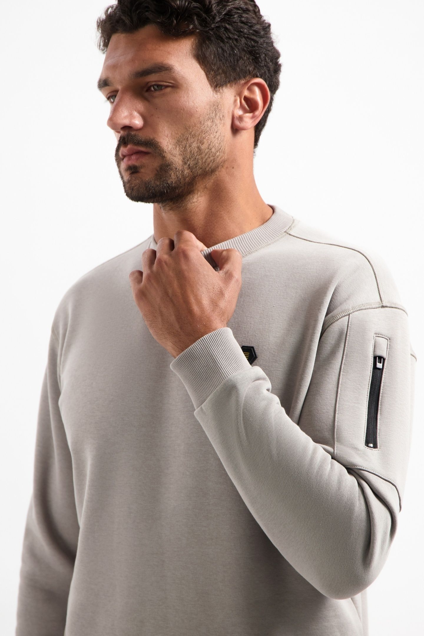 SWEATER CREWNECK BRUSHED INSIDE CLAY 7