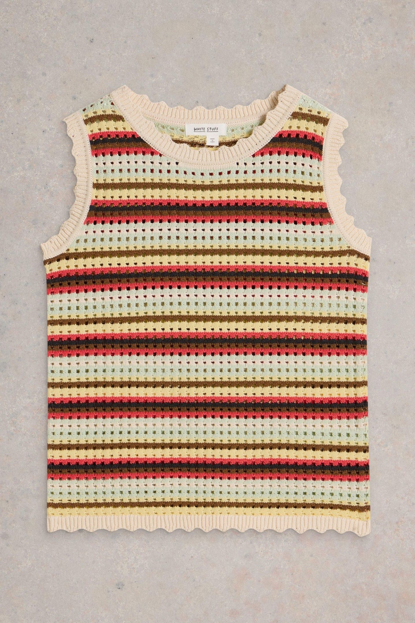 SUNNY STRIPE TANK NATURAL MULTI 4