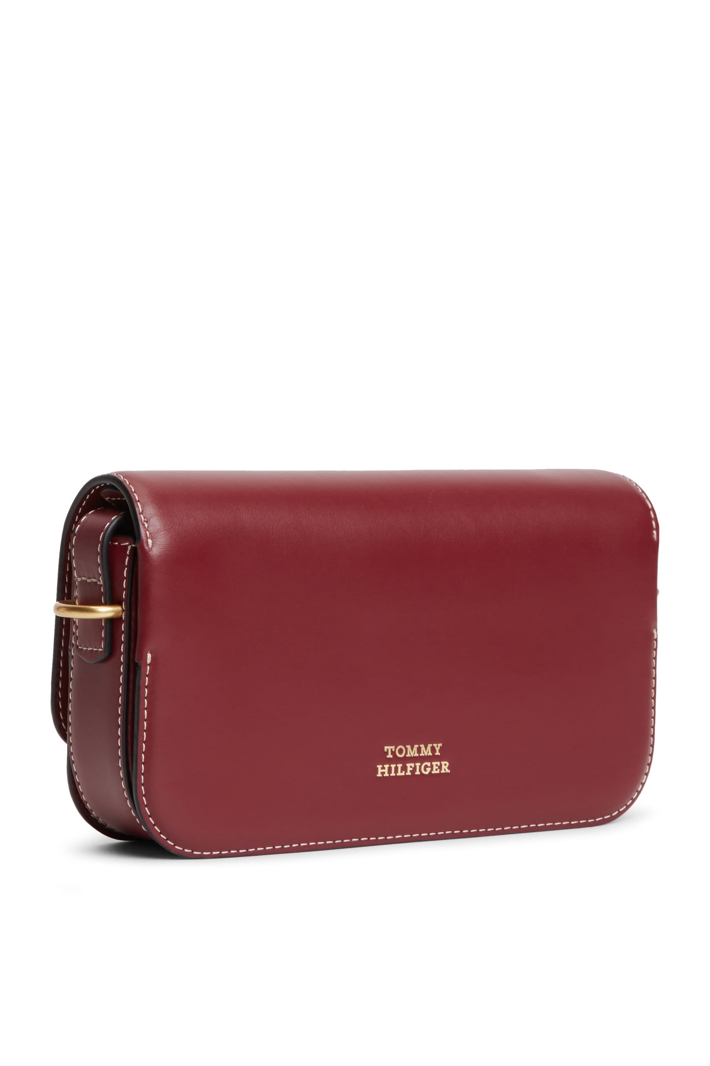 SCRIPT FLAP CROSSOVER VELVET MAROON 3