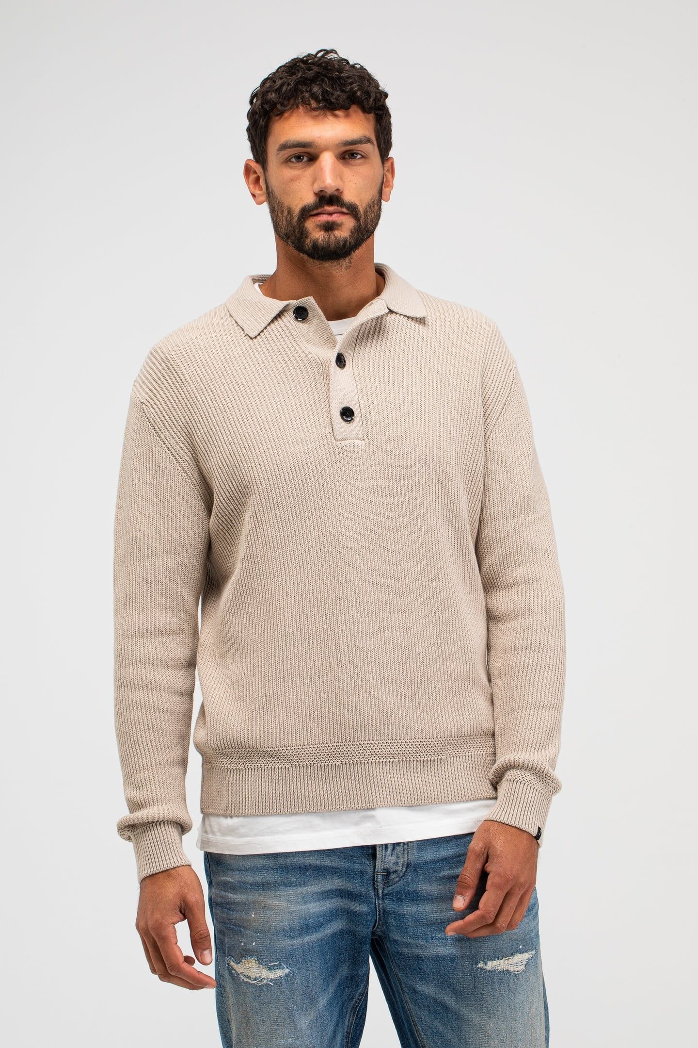 GALWAY POLO LS LT. SAND 1