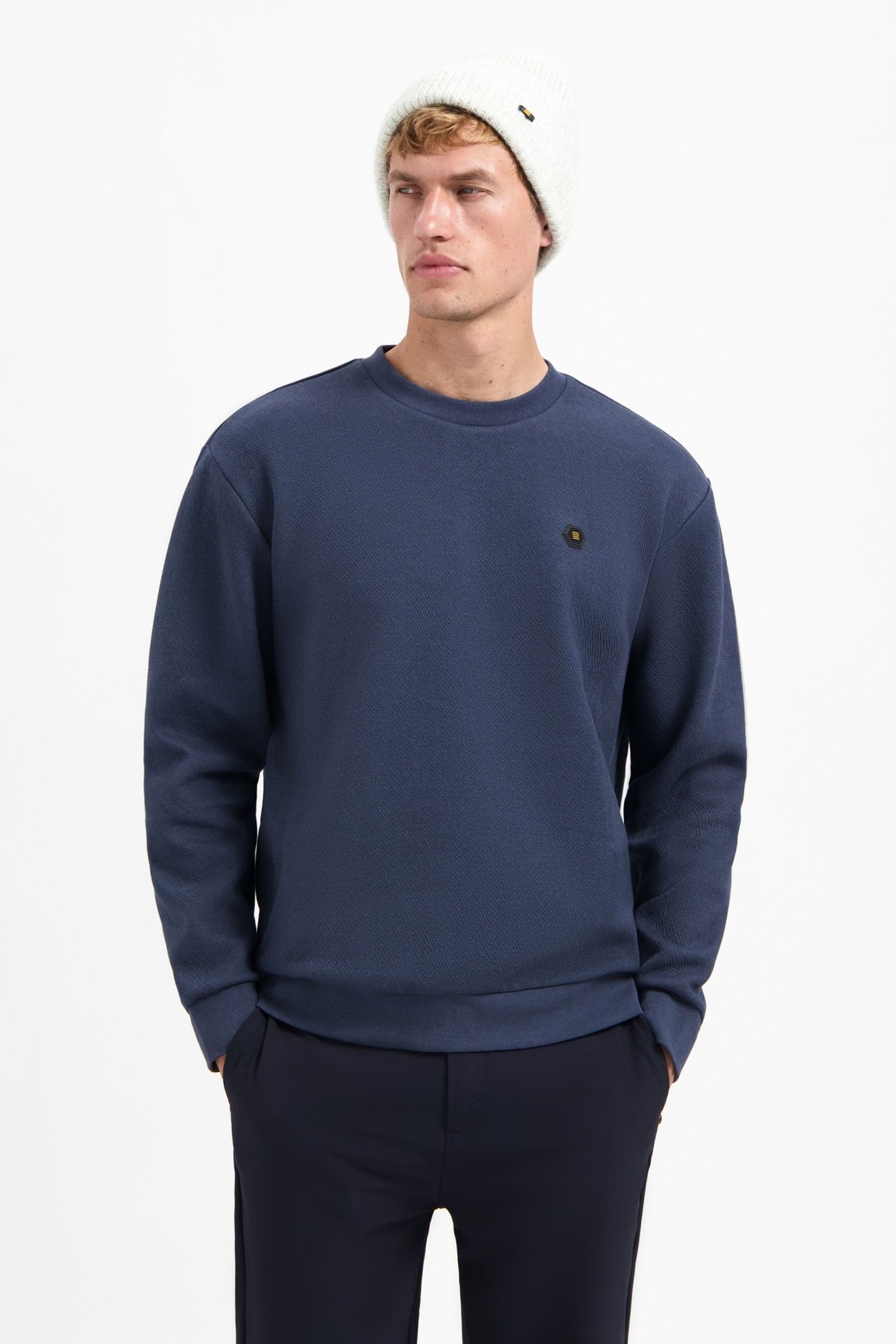 SWEATER CREWNECK RELIEF MELANGE NIGHT 1