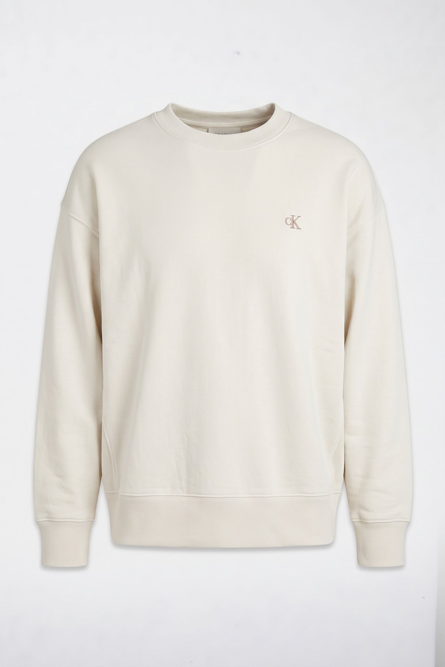 PREMIUM TERRY MONOGRAM PANT CHALK 3