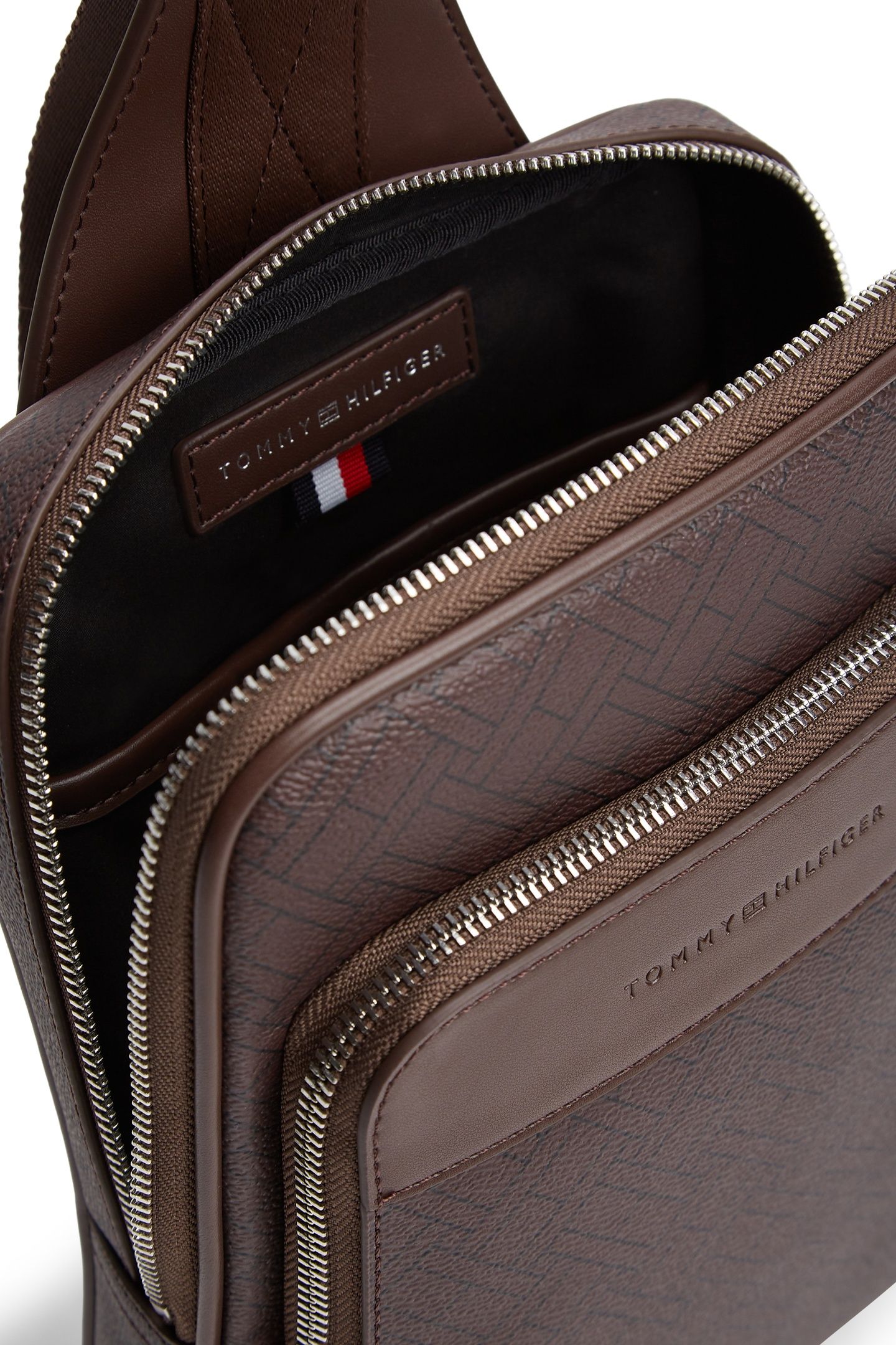 FLAG MONOGRAM SLING BAG COFFEE BEAN 5