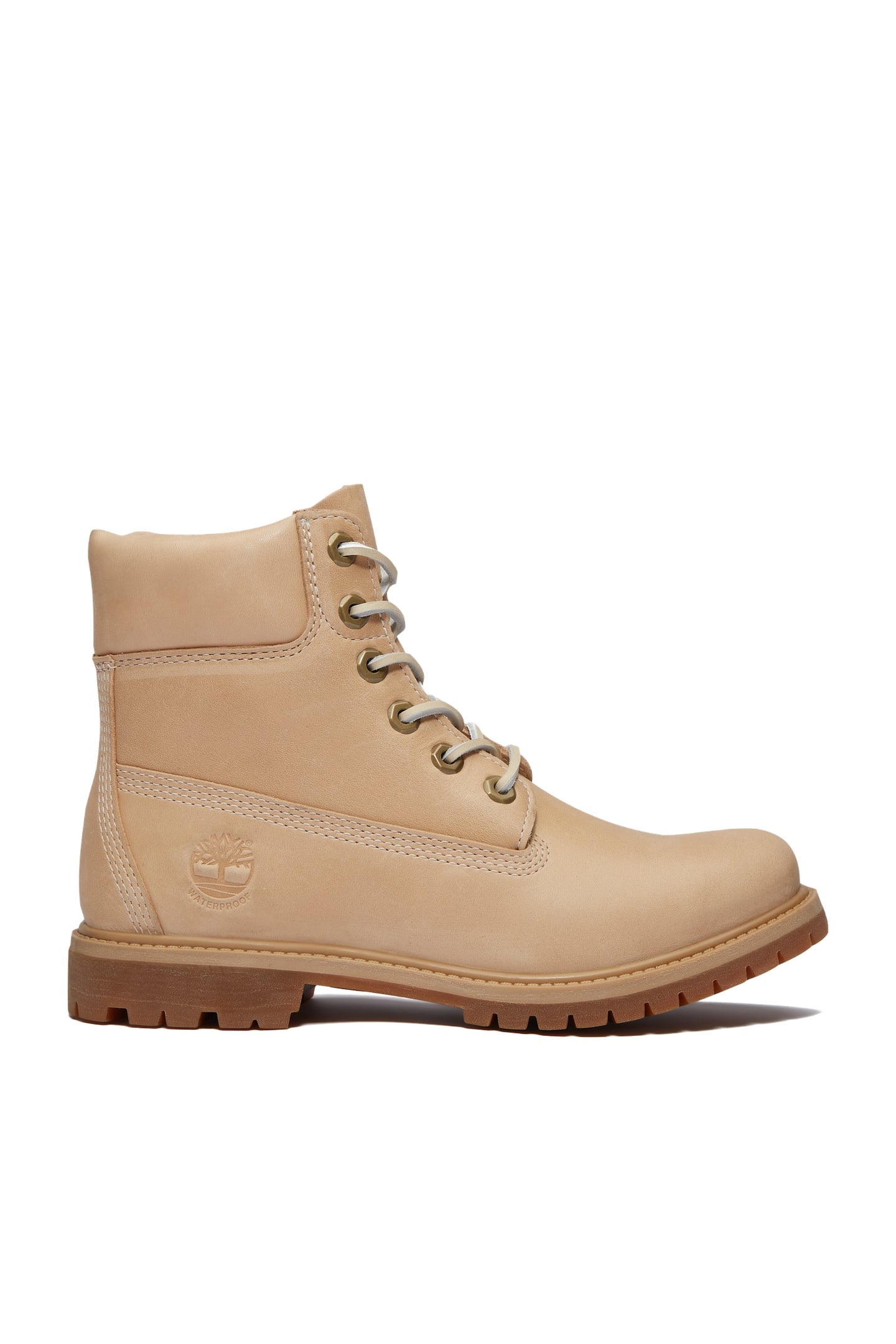 PREMIUM 6 INCH LACE UP WATERPROOF BOOT MEDIUM BEIGE FULL GRA 1