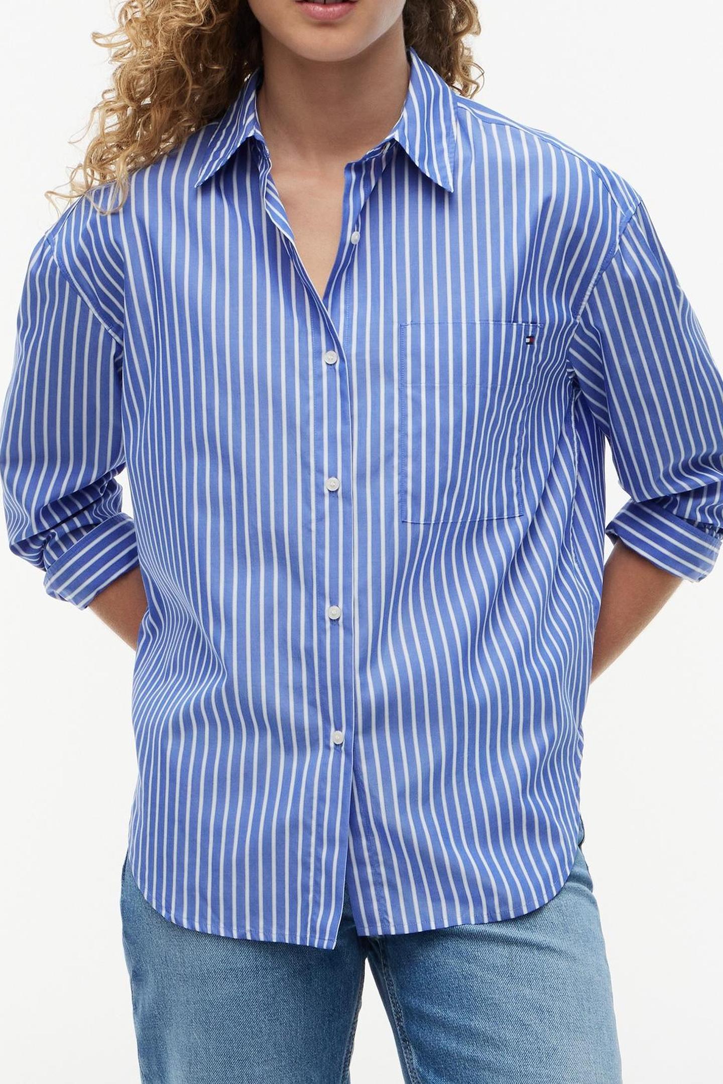 MODERN POPLIN SHIRT STACKING STP/VERONA BLUE 1