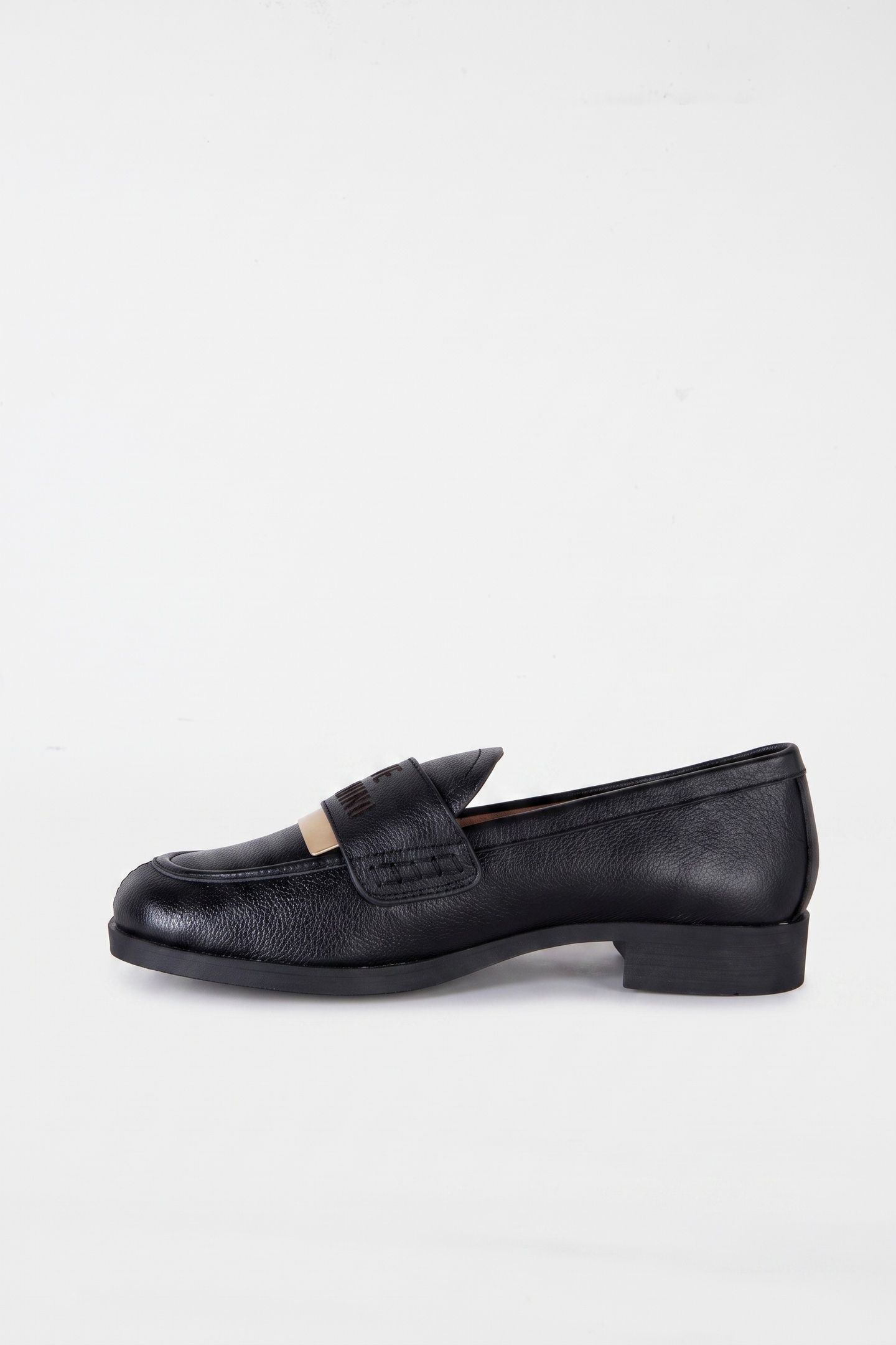 GOATSKIN LOAFER BLACK 2