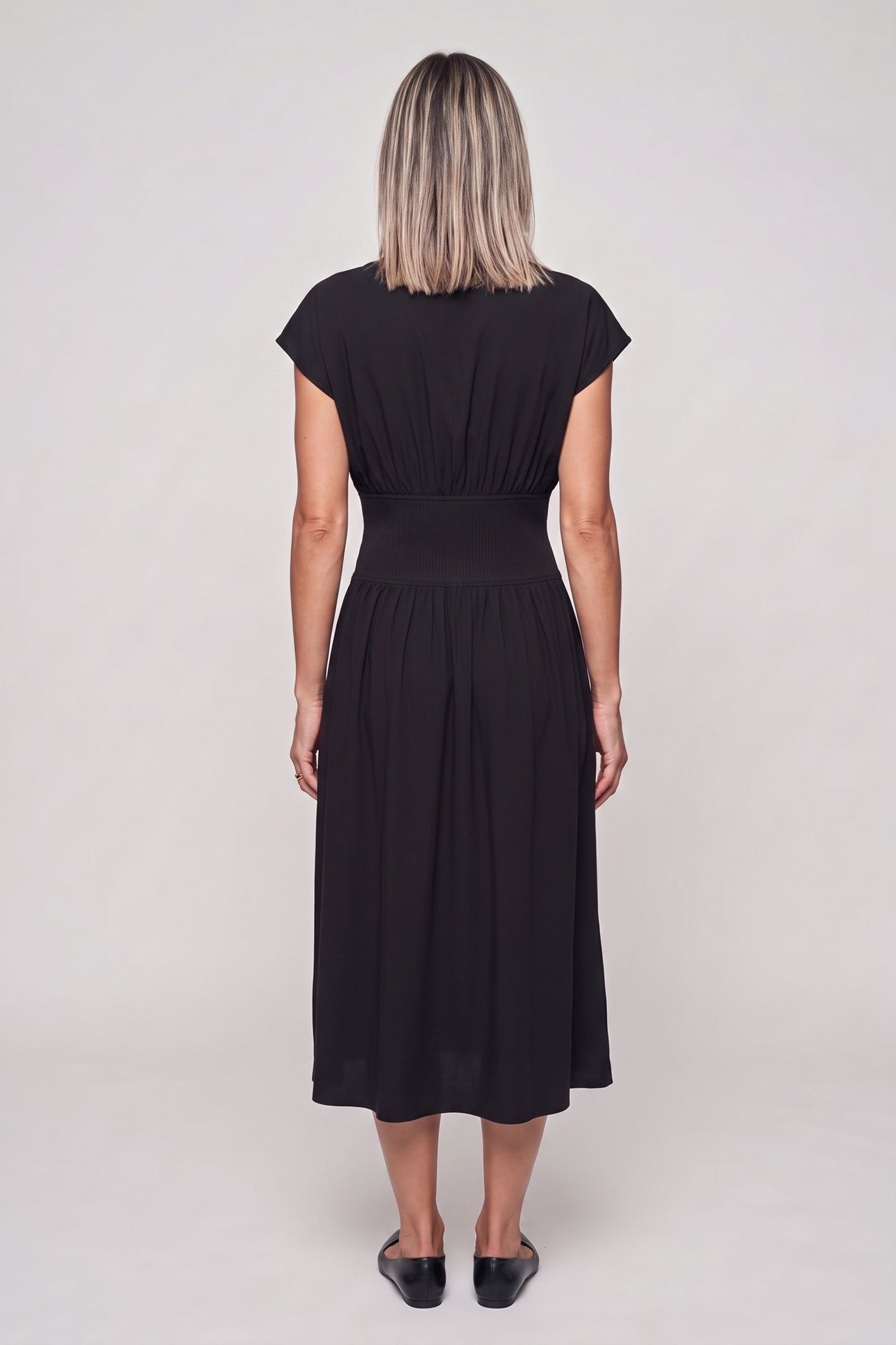 LEJSTA DRY COTTON DRESS BLACK 2