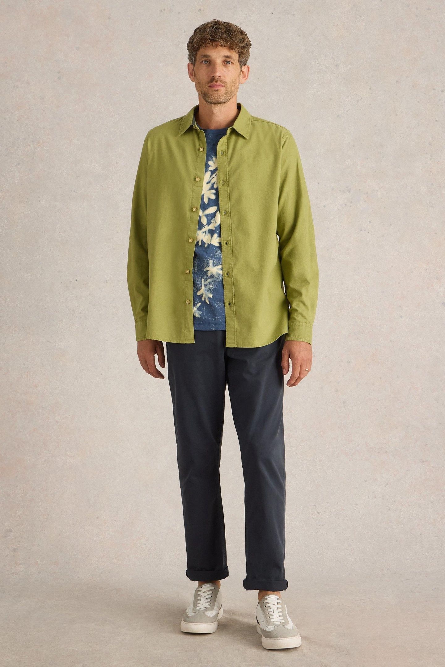 BRUTON OXFORD SHIRT LIGHT GREEN 1