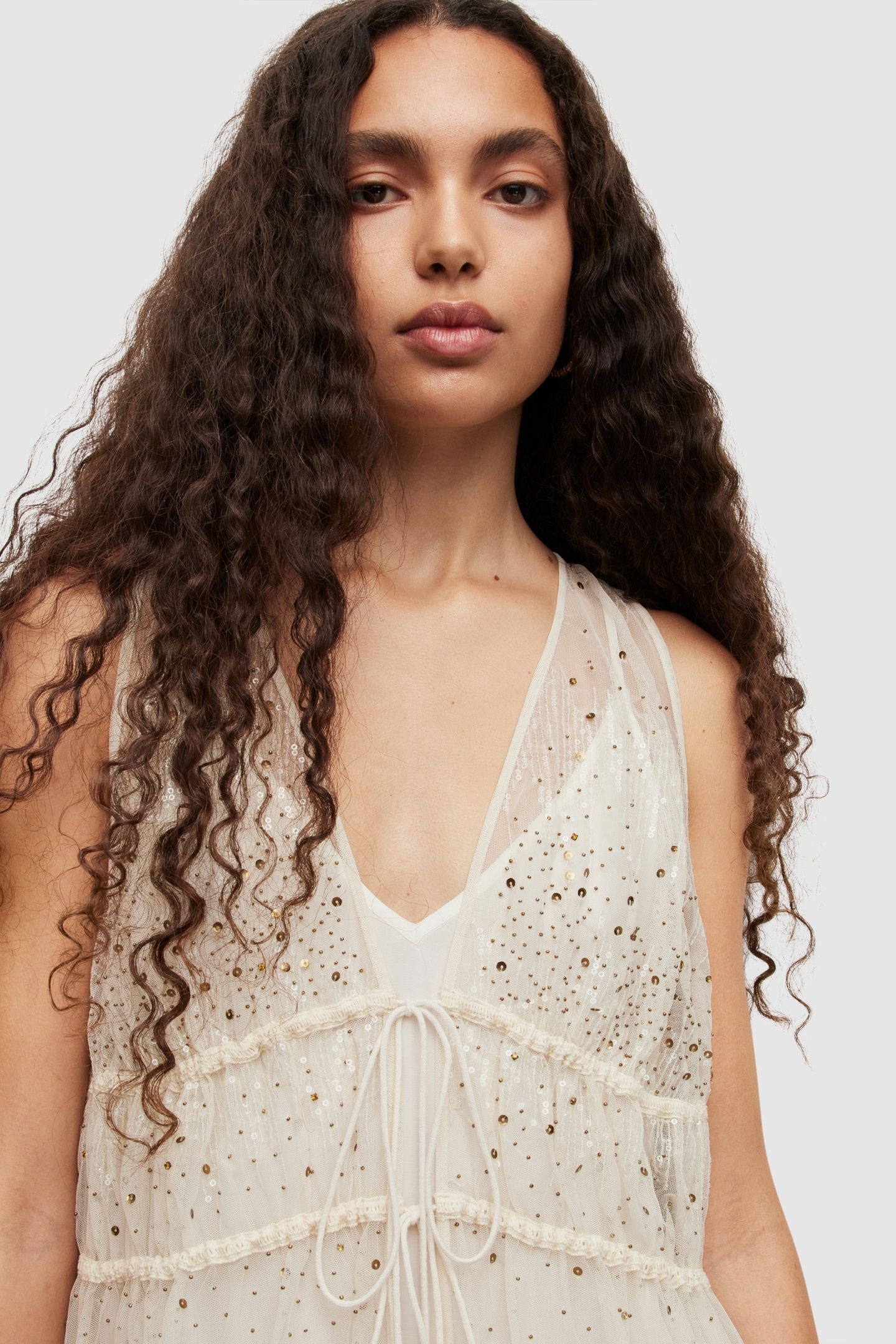 ROBYN EMB DRESS OFF WHITE 6