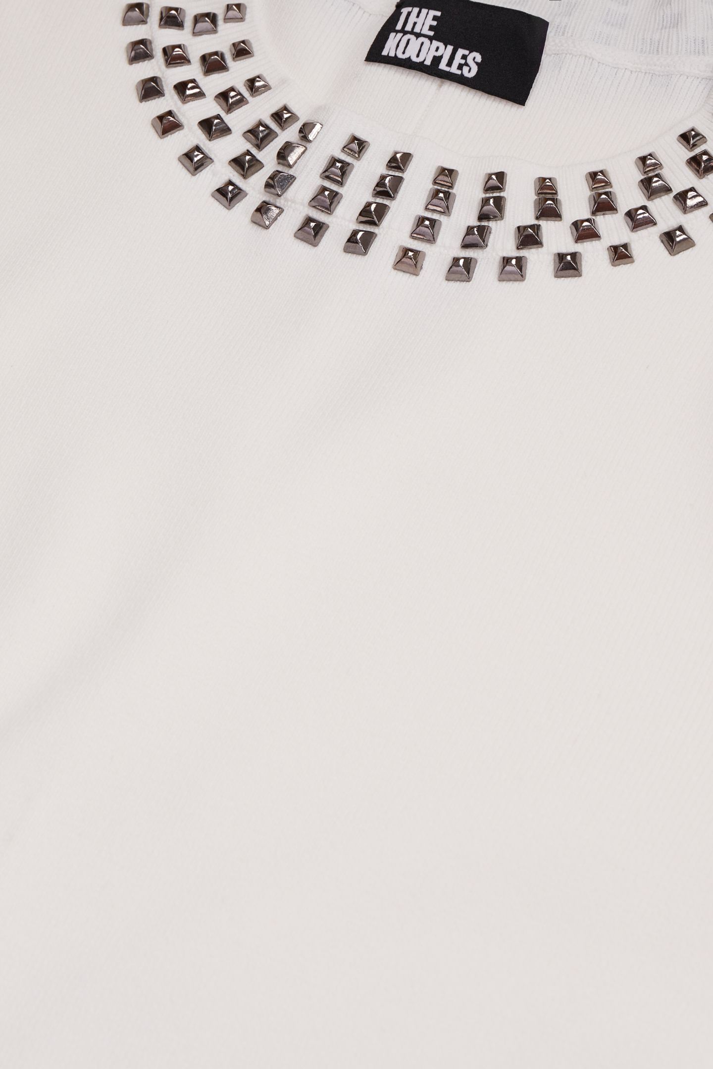 SWEATER WITH STUDDLE DETAILS ECRU 5