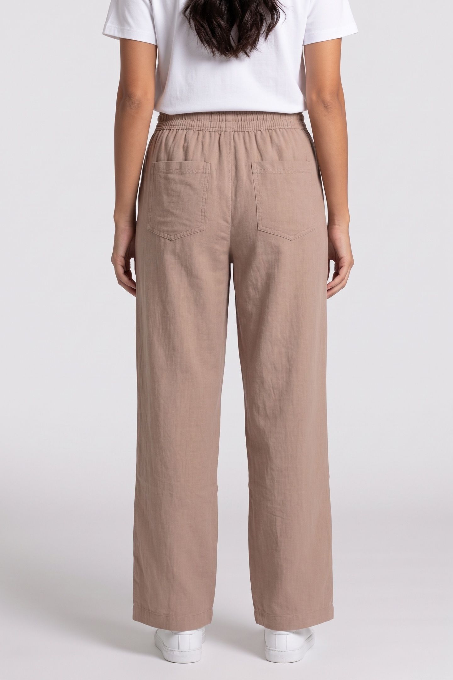 ELLA LINEN BLEND TROUSER LIGHT NATURAL 2