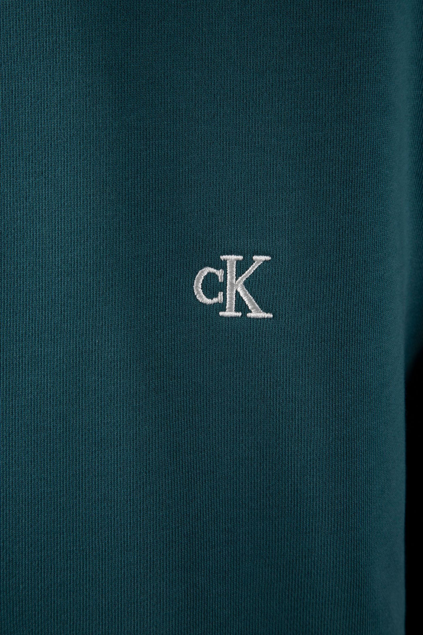LONG SLEEVE CLASSIC 350GSM TERRY MONOGRAM TAHOE GREEN 4