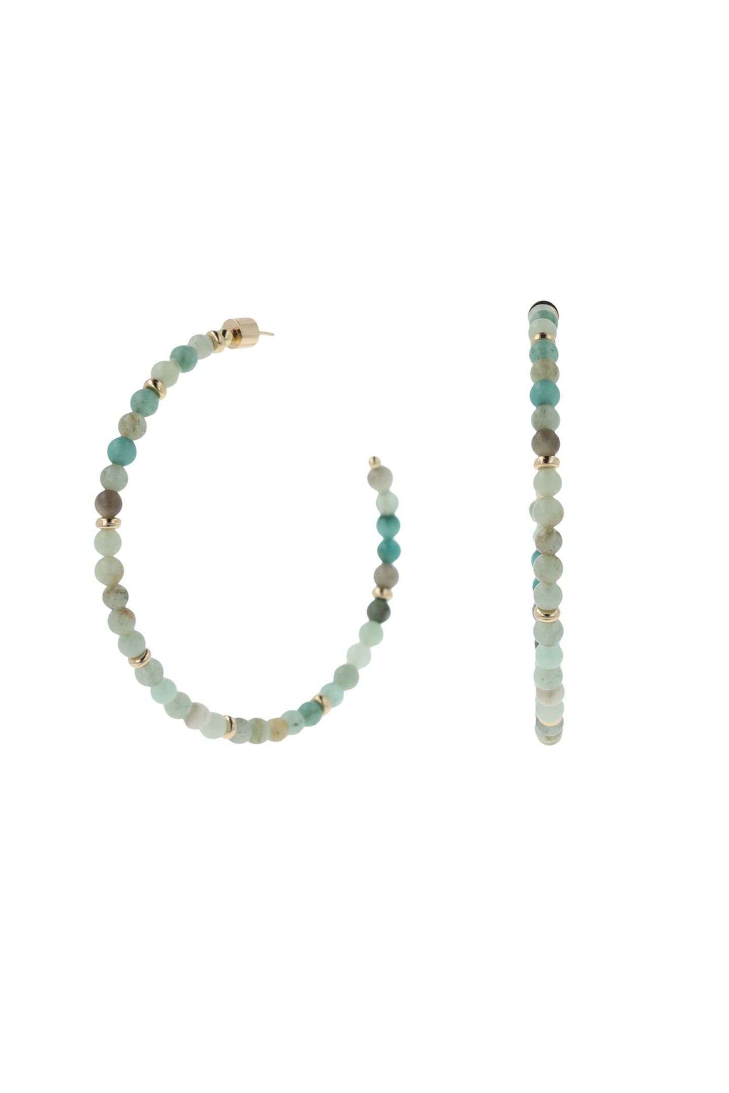MARBLE HOOPS GREEN, WHITE 1