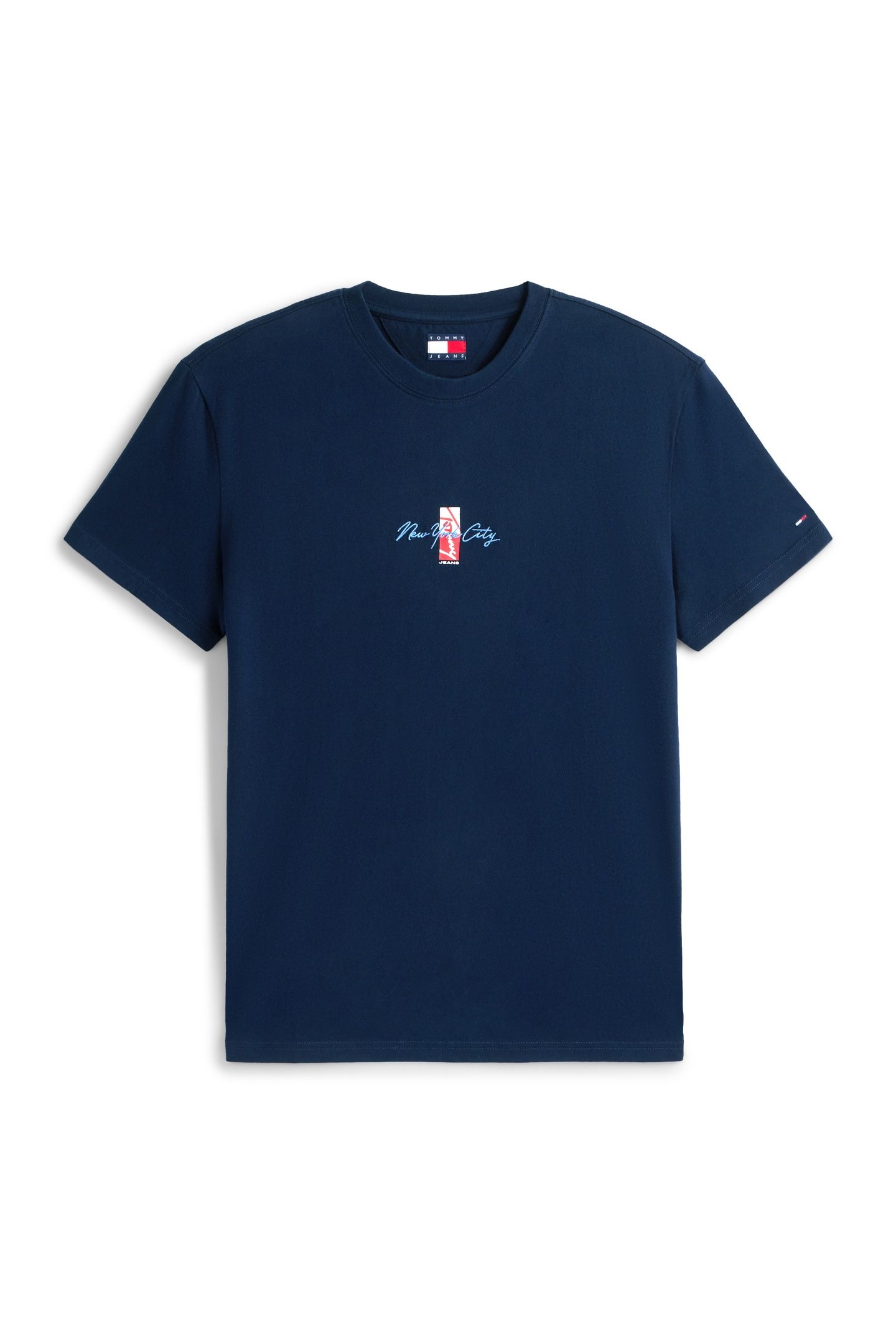 REGULAR SIGNATURE BLOCK T-SHIRT DARK NIGHT NAVY 4