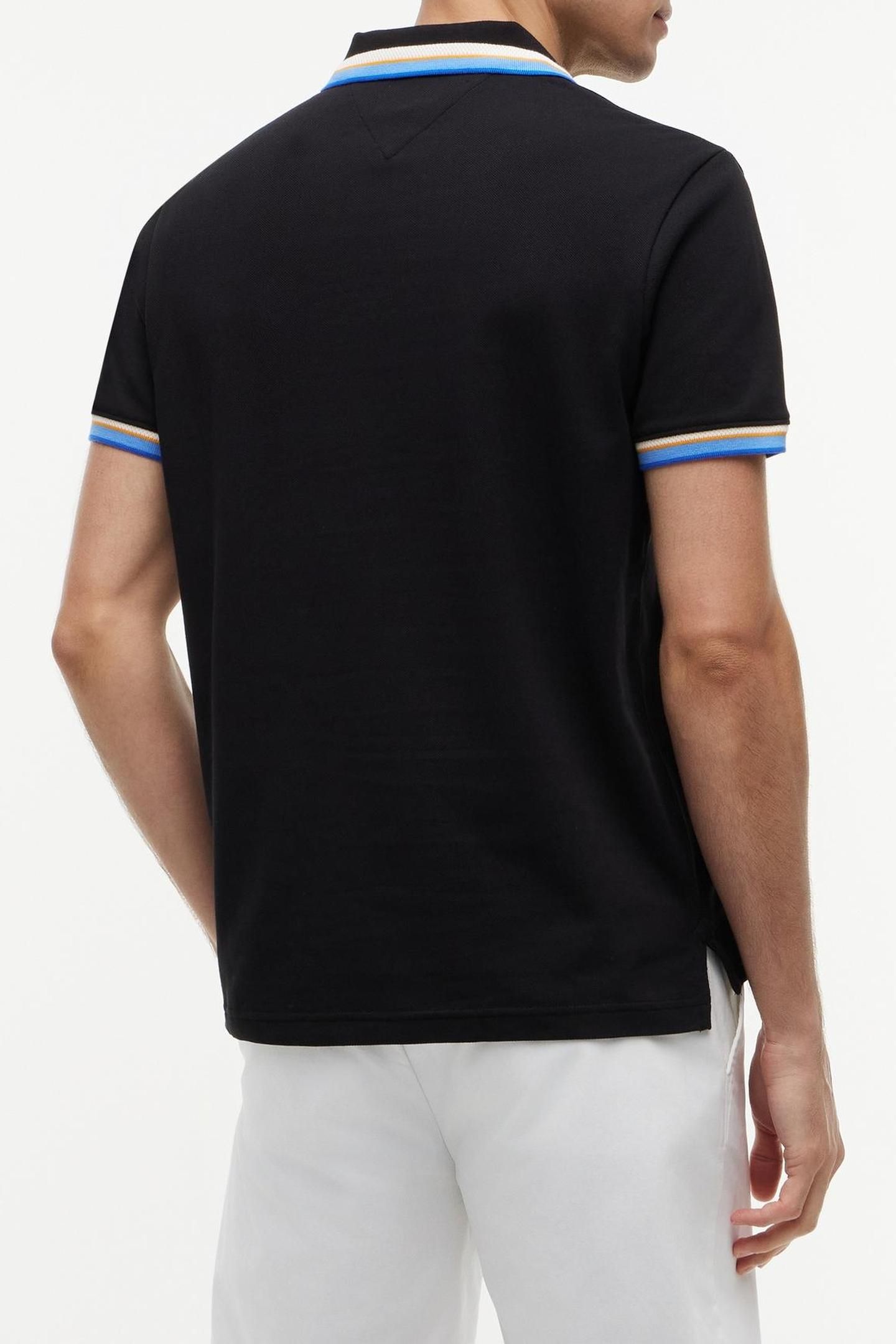 CONTRAST COLLAR CUFF BLACK 2