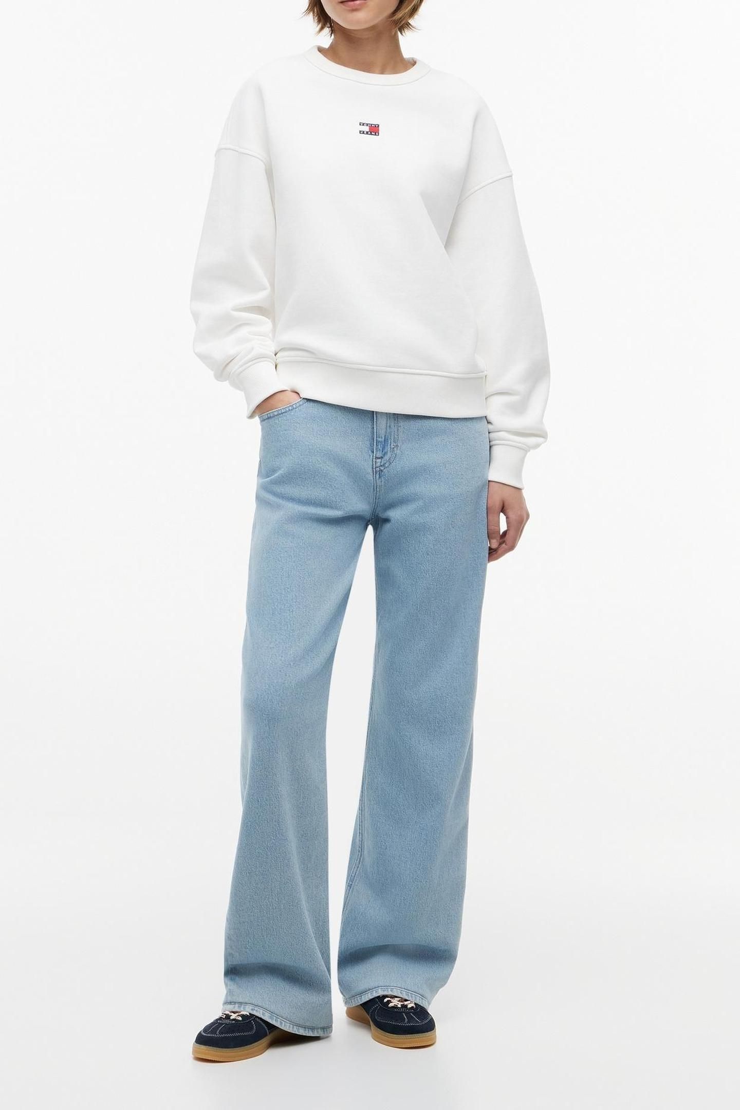 BOXY BADGE CREW ECRU 5