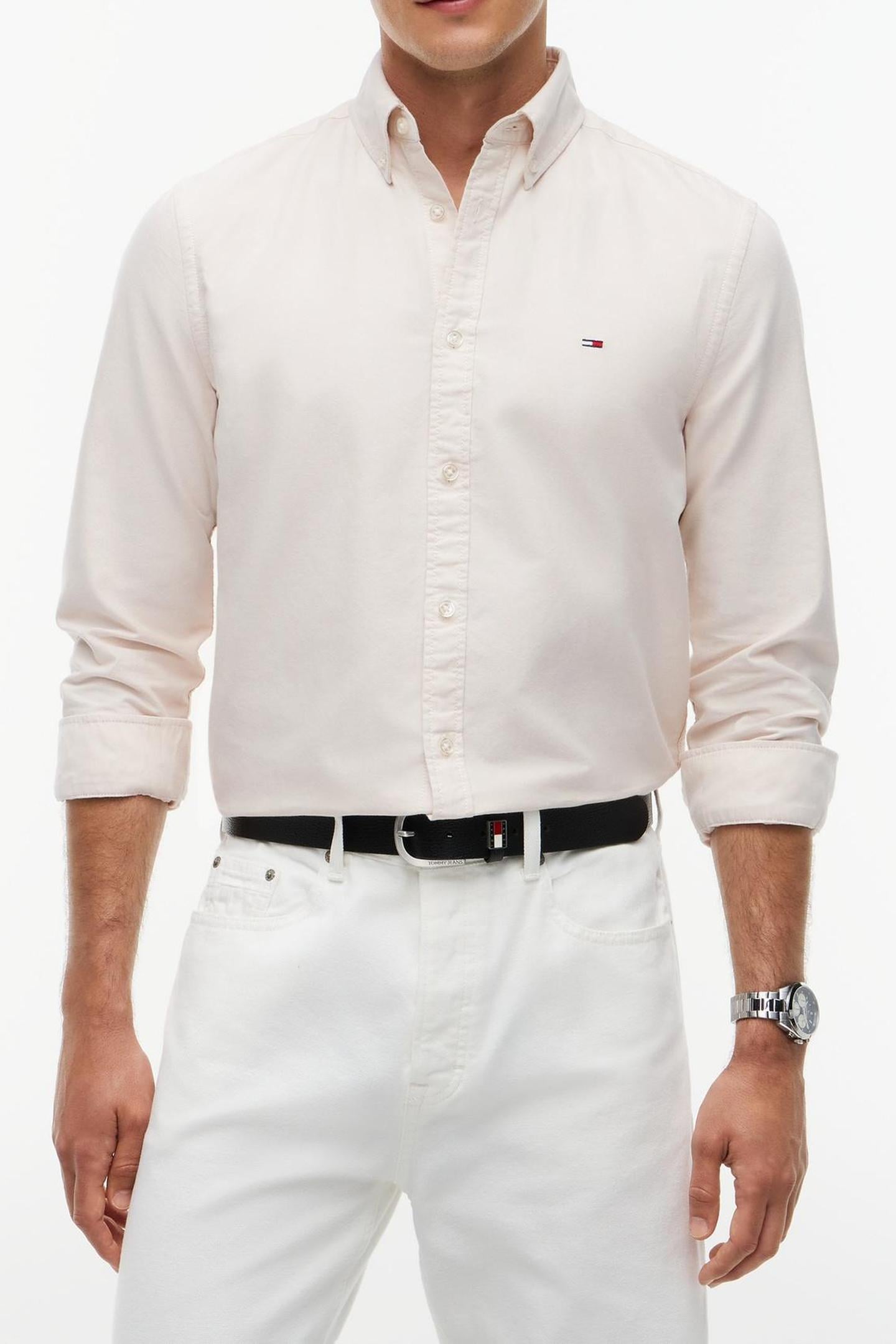 REGULAR OXFORD SHIRT WHITE CLAY 1