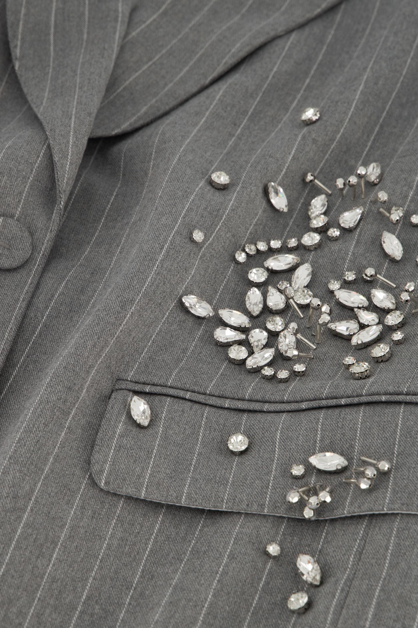 KEATON BLAZER GREY MELANGE 5