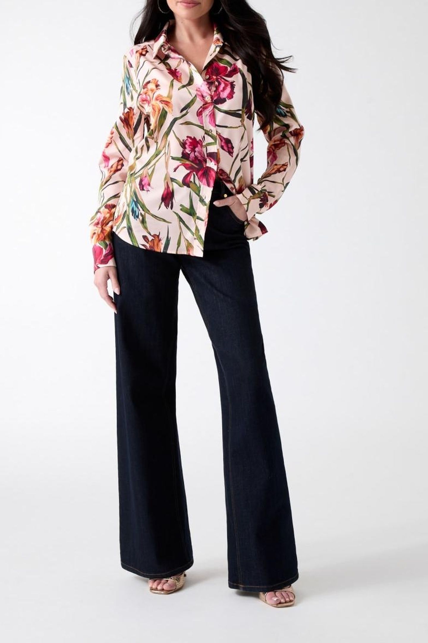 MELISSA SHIRT IRIS MOON BLUSH BREE 2