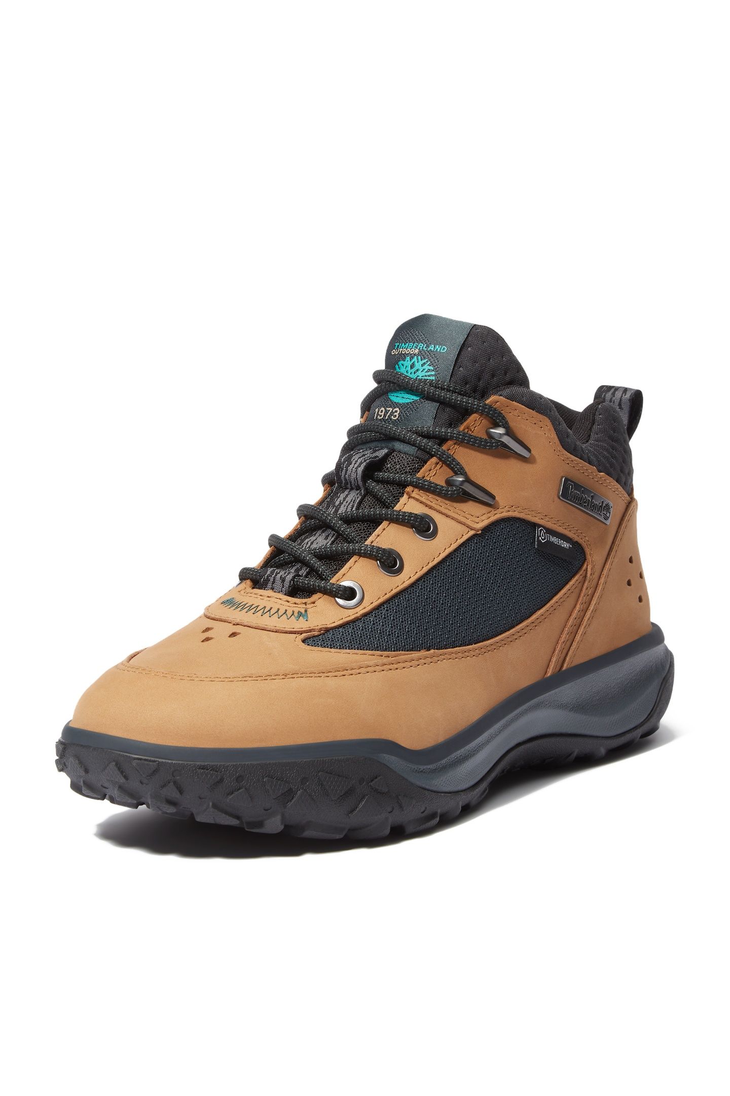 TIMBERCUSH MOTION 7 MID LACE UP WATERPROOF SNEAKER BROWN NUB 4