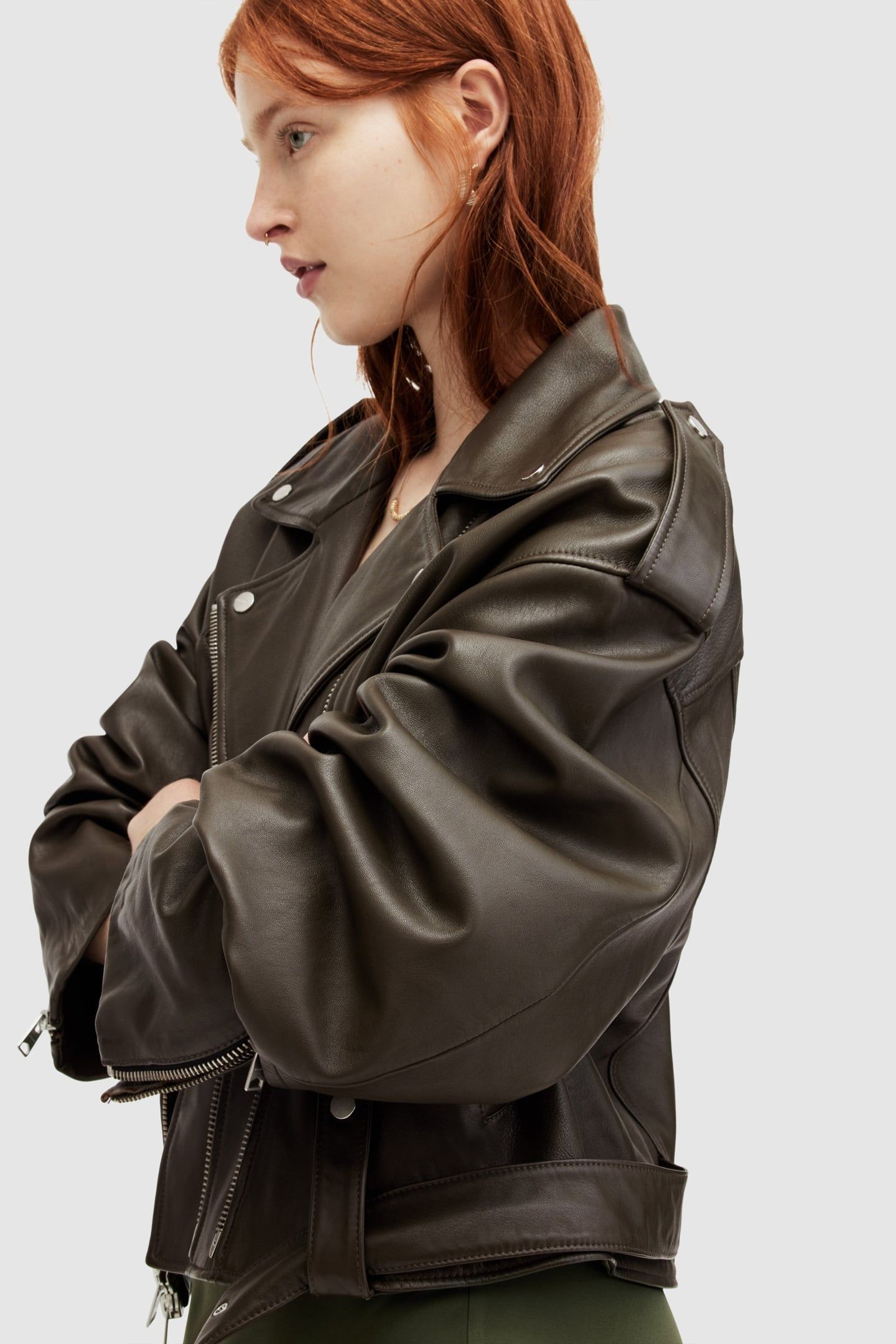 DAYLE BIKER ARMY GREEN 7