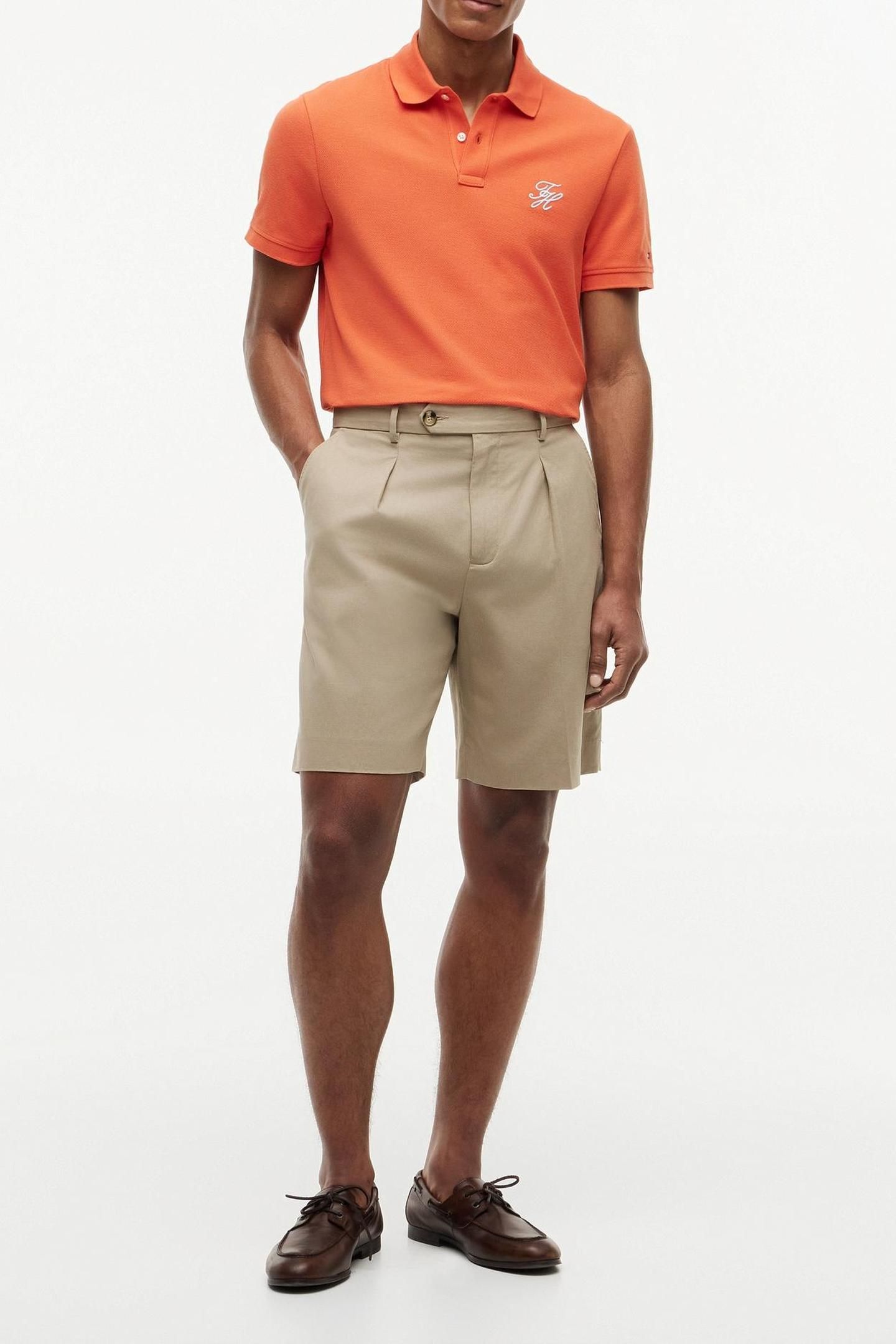 TH SCRIPT REGULAR POLO BRILLIANT ORANGE 3