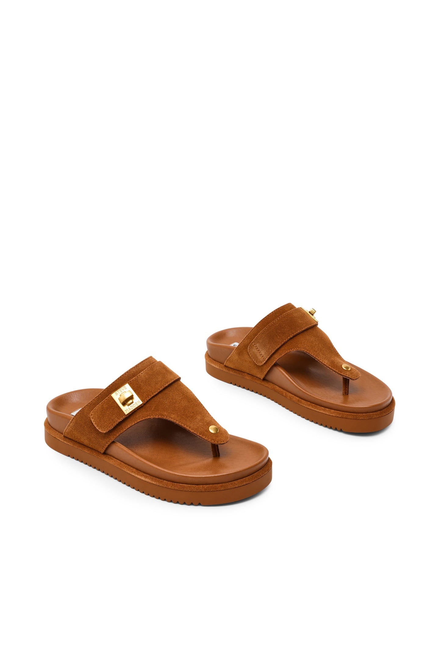 TUNED-IN SANDALS CHESTNUT SUEDE 4