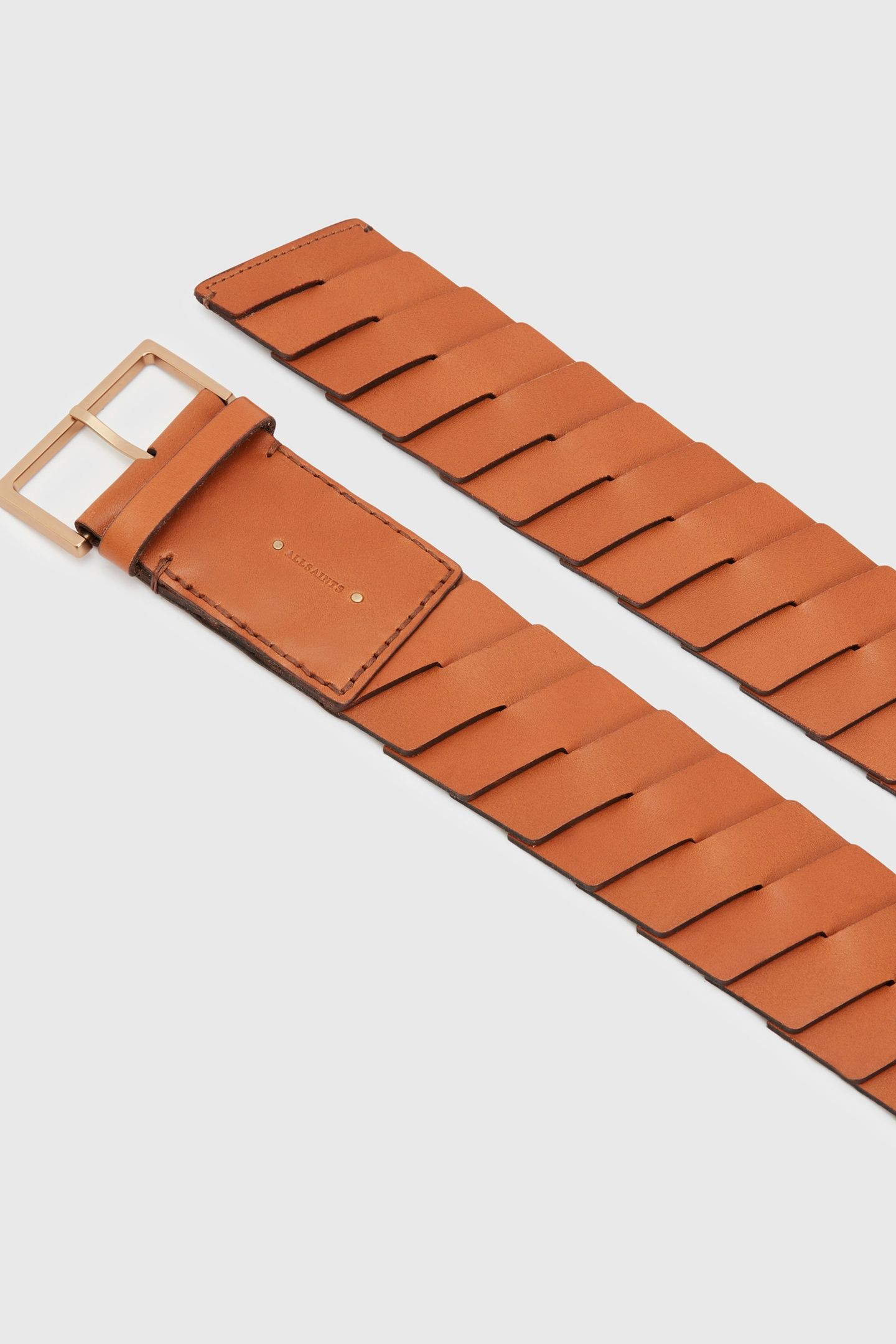 WESLIE WIDE BELT COGNAC 4