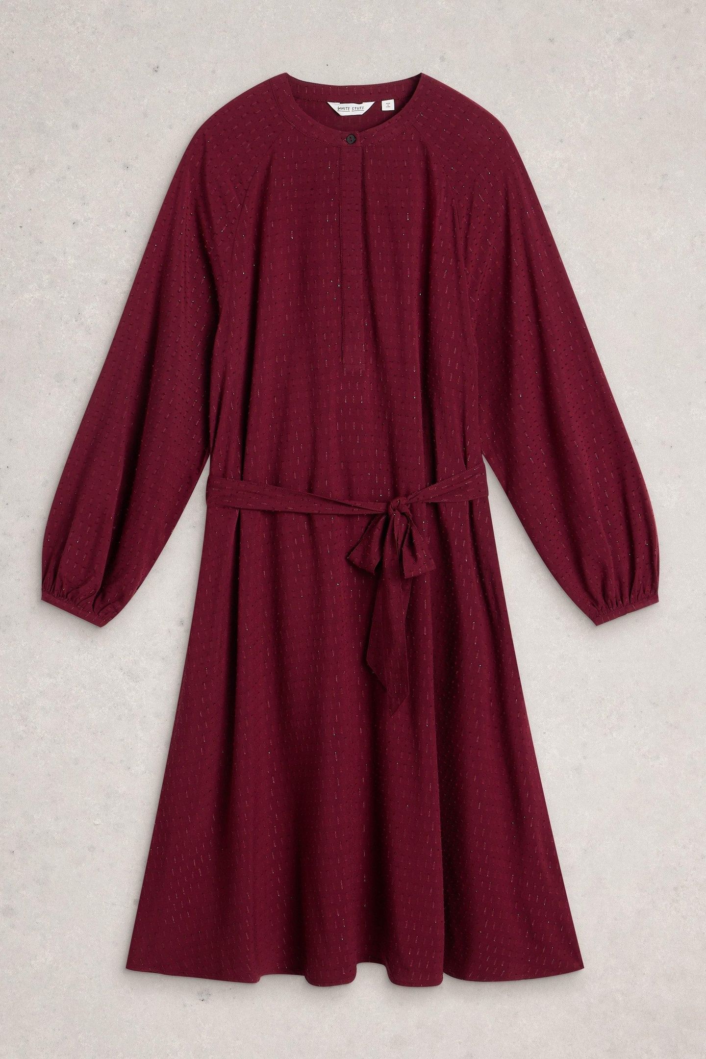 MONIKA SPARKLE MIDI DRESS DARK PLUM 4