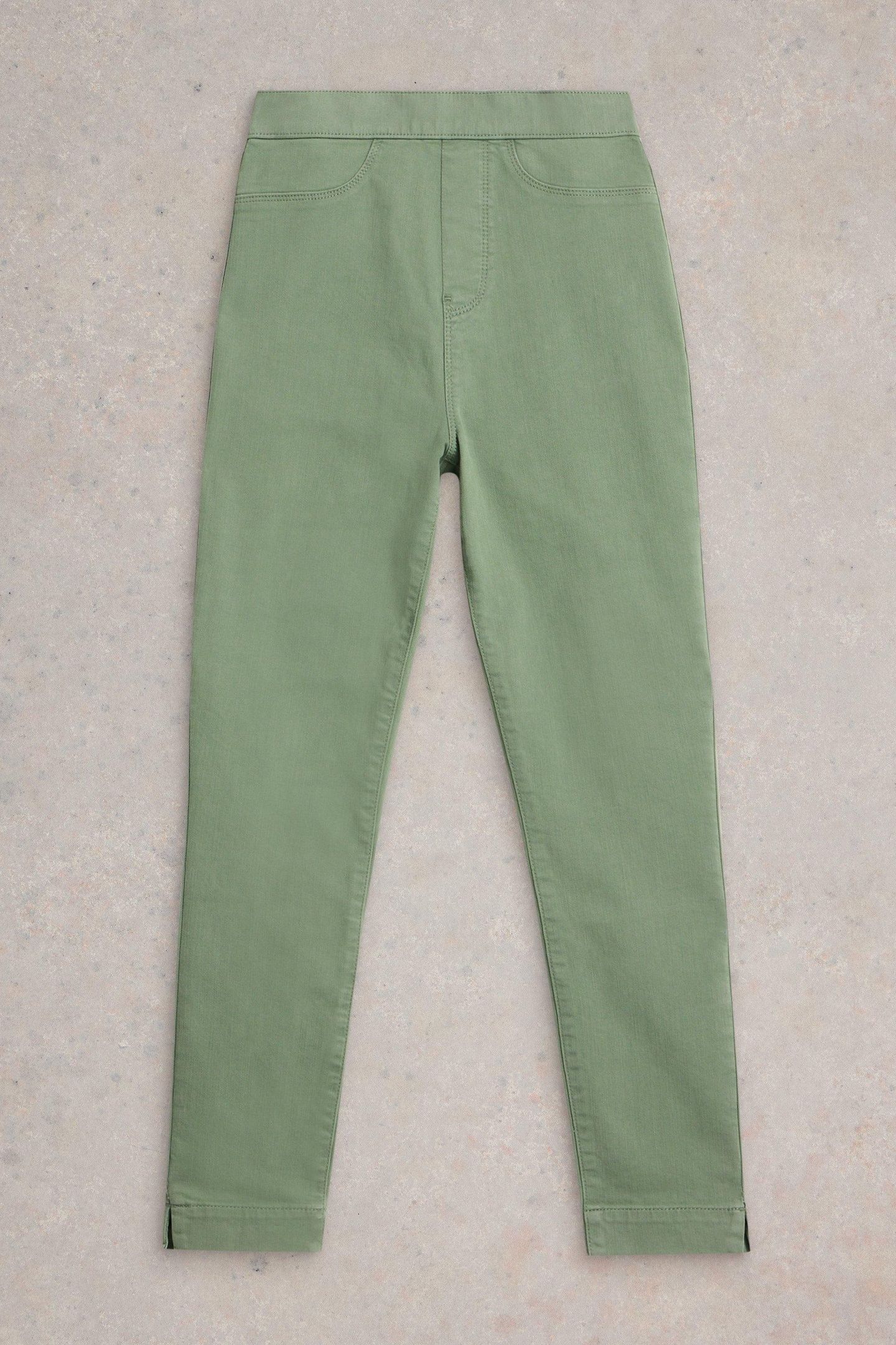 JANEY CROP JEGGING MID GREEN 3