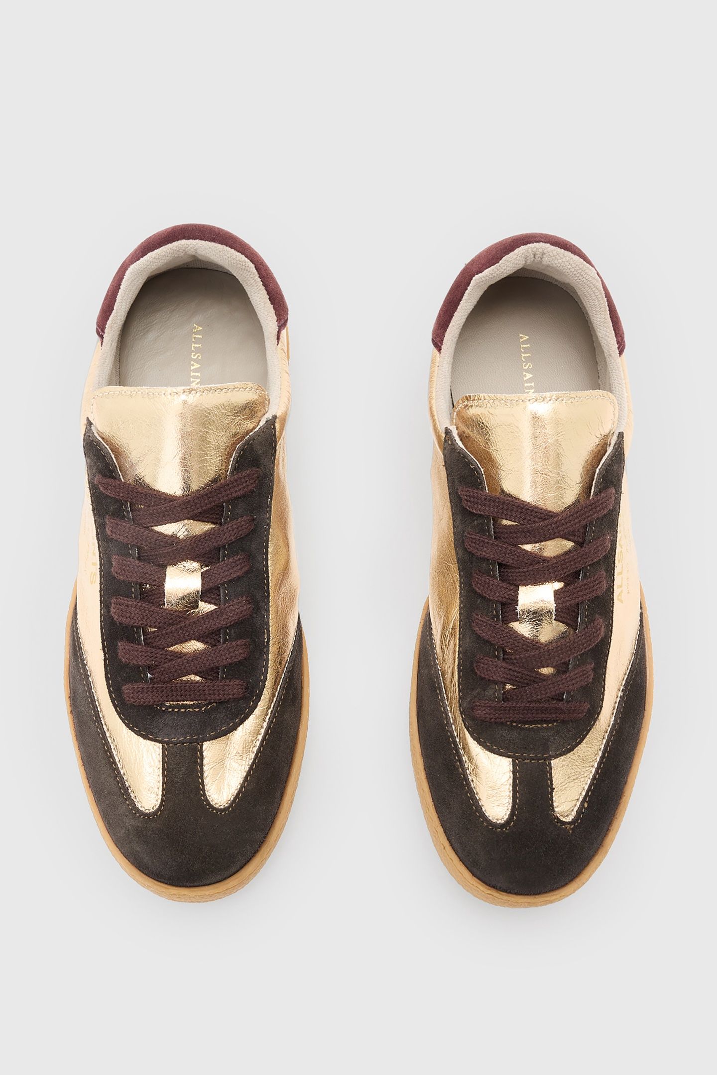 THELMA MET SNEAKER GOLD/BROWN 4