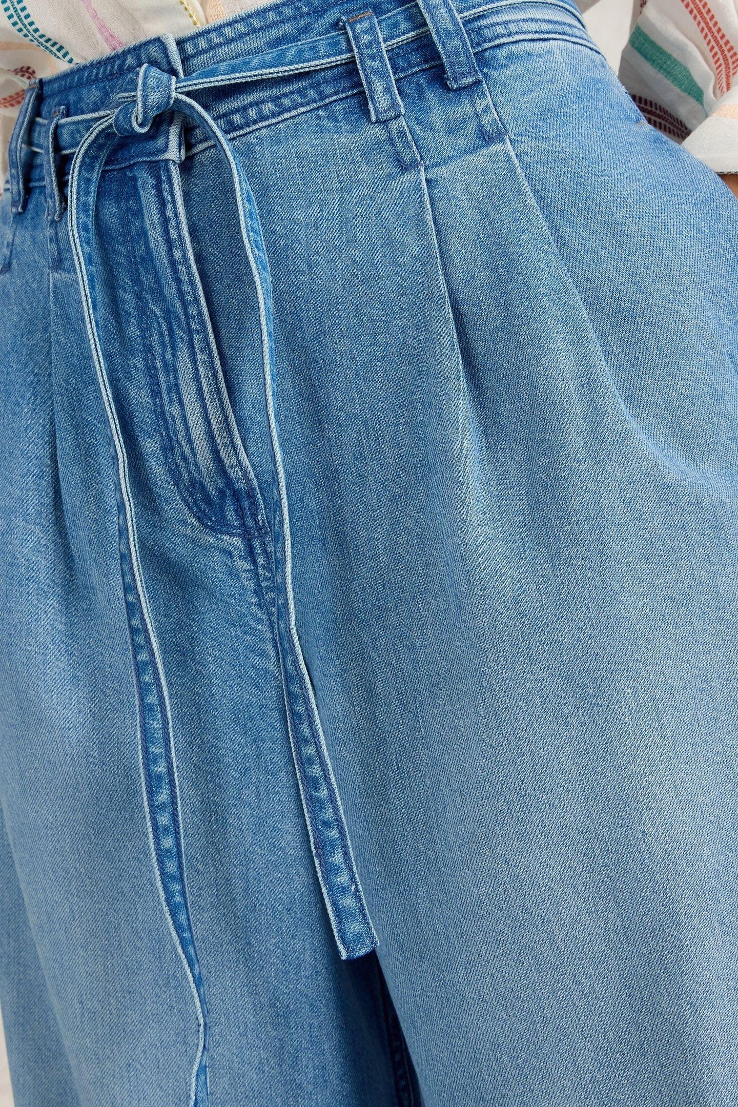 SASHA WIDE LEG JEAN LIGHT DENIM 6