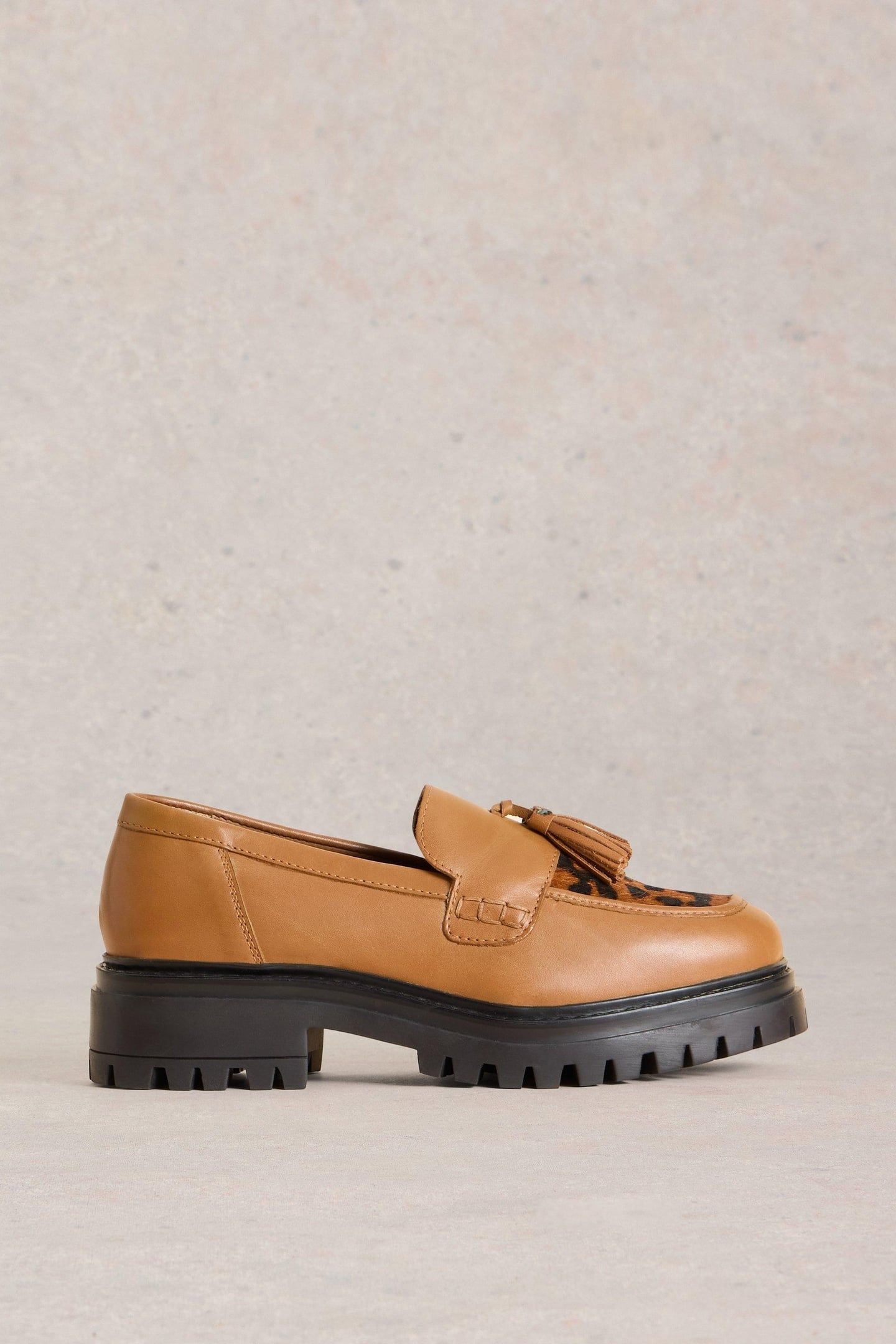 CHARLIE CHUNKY LOAFER TAN MULTI 1