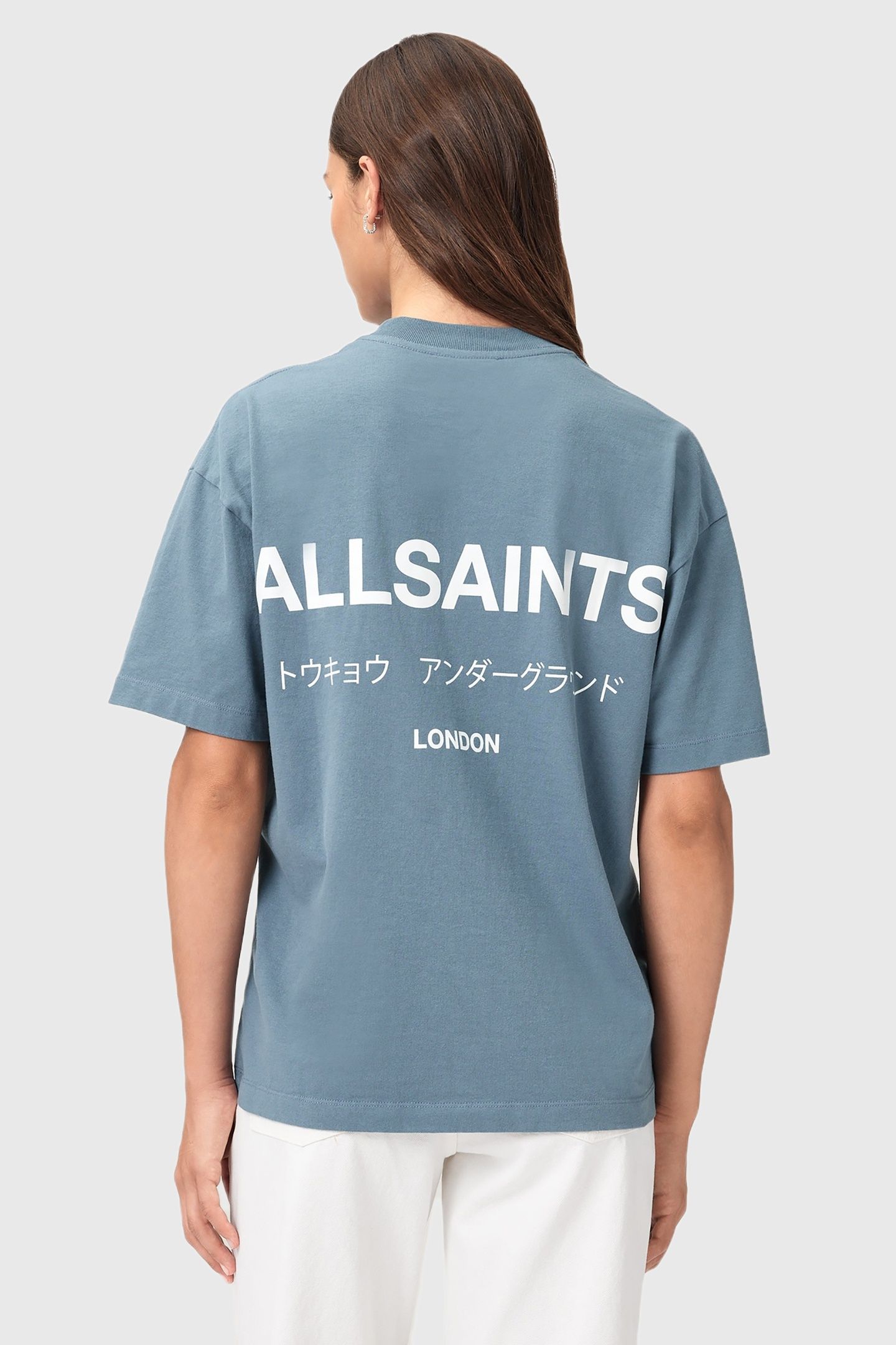 UNDERGROUND ETTA TEE FLINT STONE BLUE 5