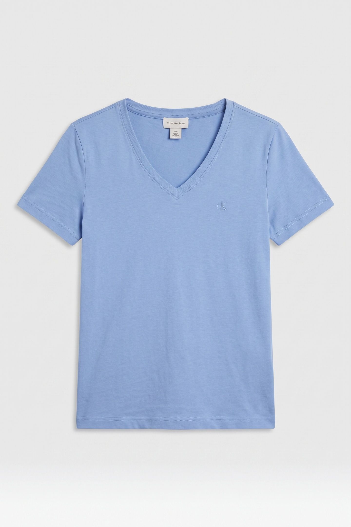 ARCHIVE JERSEY V-NECK TEE HYDRANGEA 3