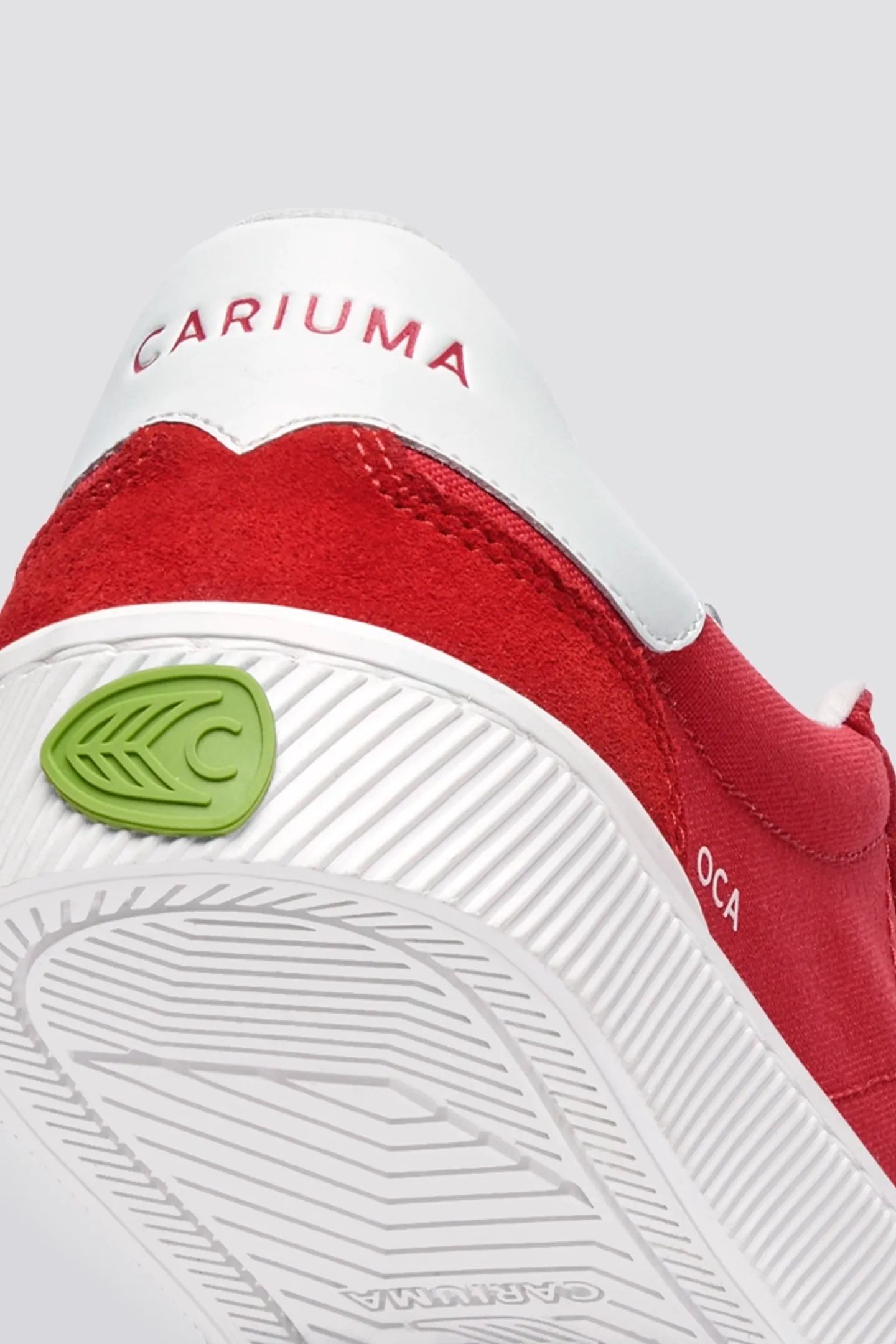 OCA NYLON AND SUEDE SCARLET RED 5