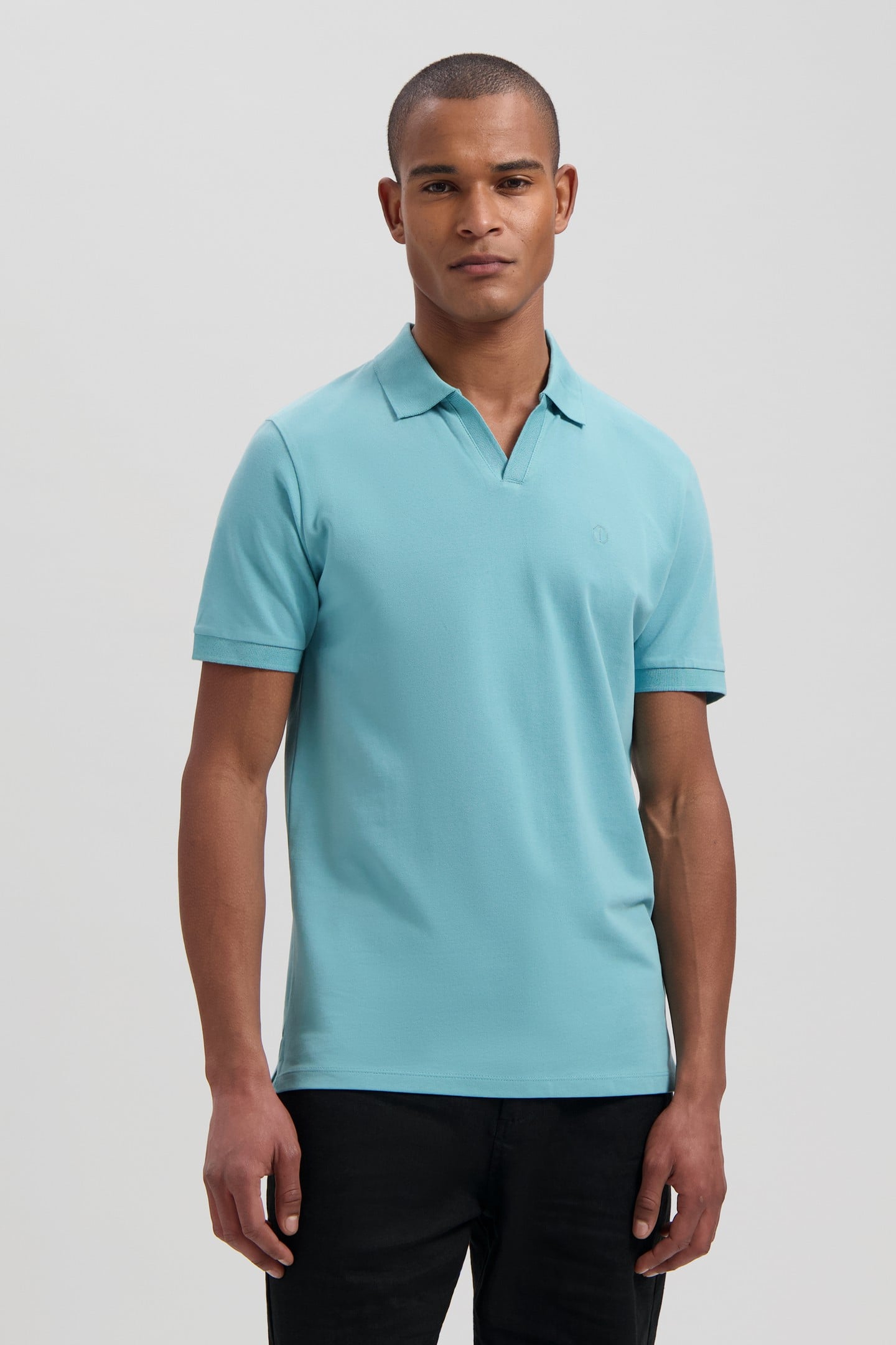 DS_BOWIE V- NECK POLO REEF WATERS 1
