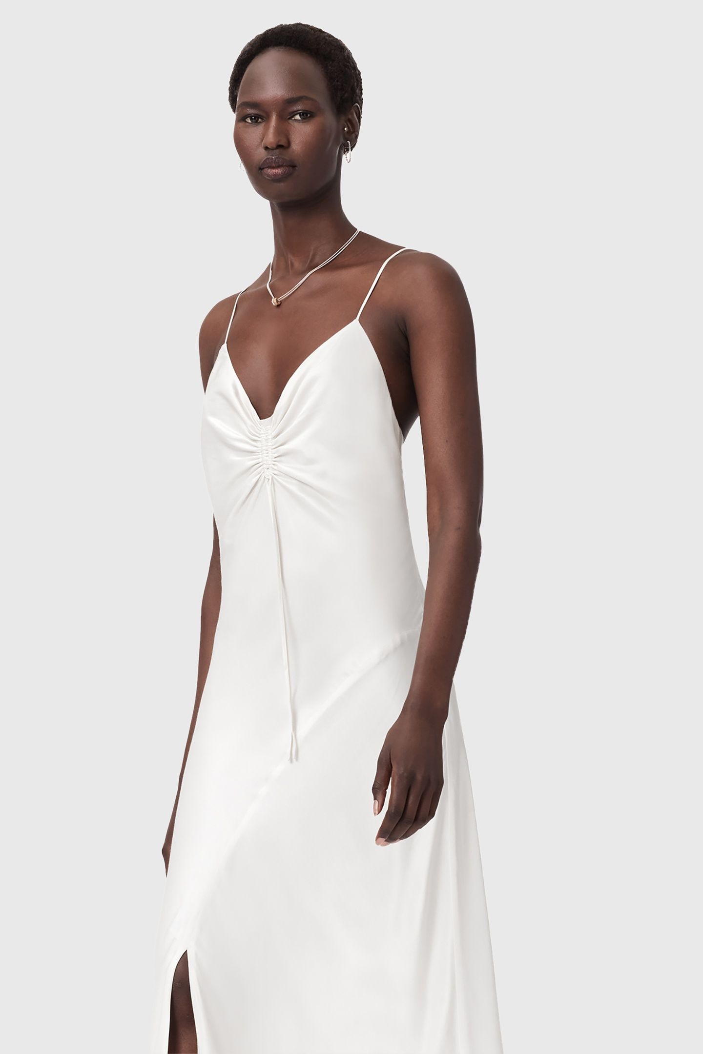 ALEXIA MAXI DRESS OYSTER WHITE 2