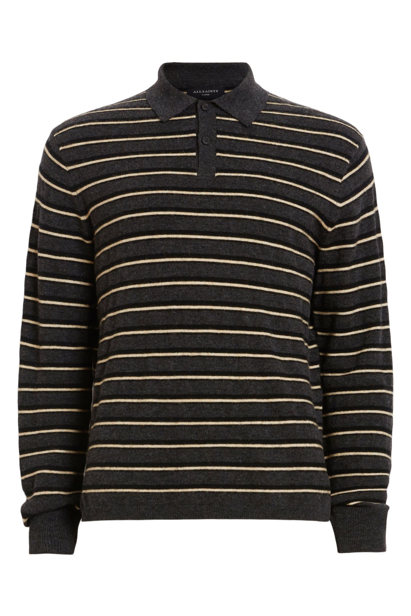 STAFFORD LS POLO CINDER ML/BLK/YELW 4