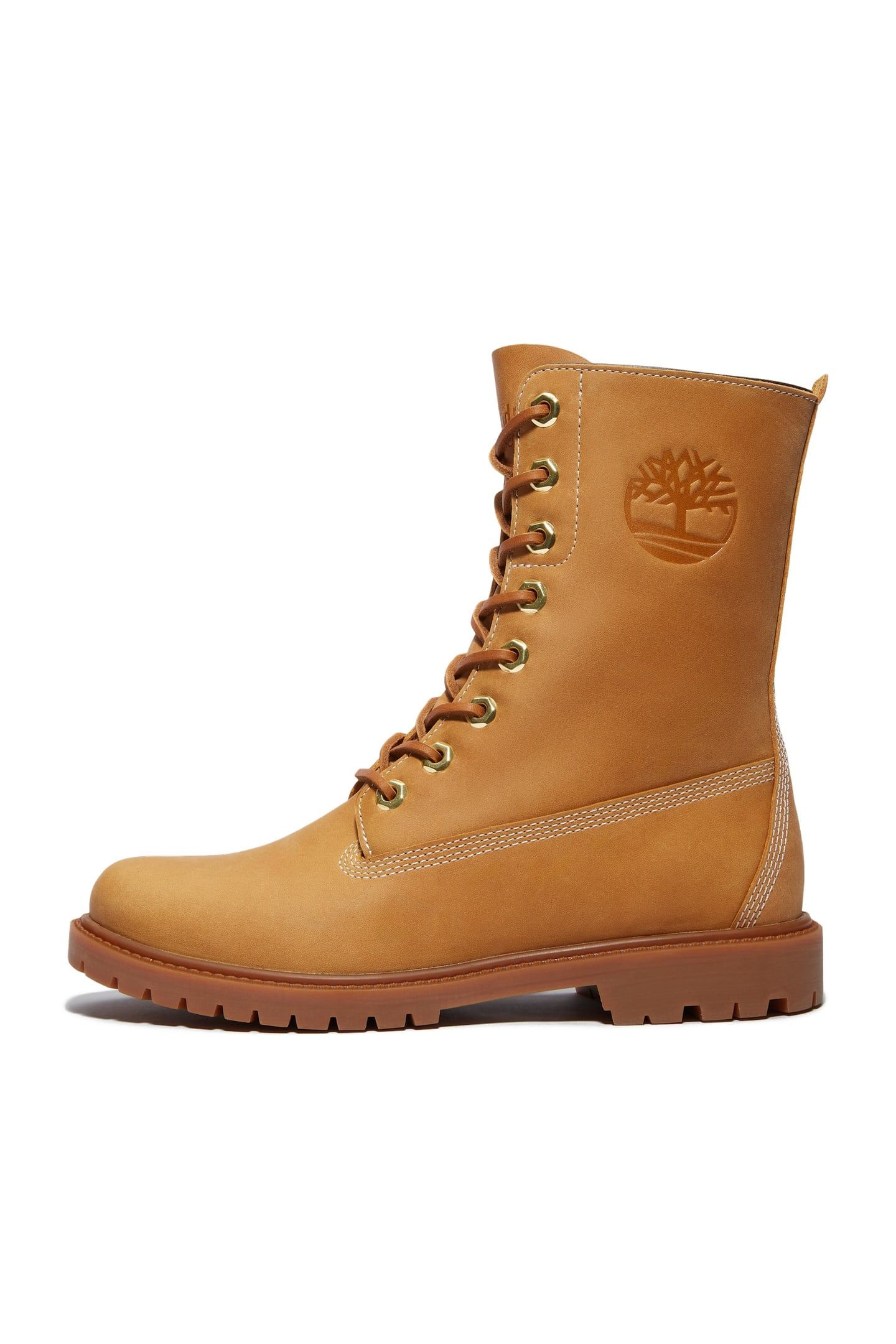PREMIUM 8 INCH LACE UP WATERPROOF BOOT WHEAT FULL GRAIN 2