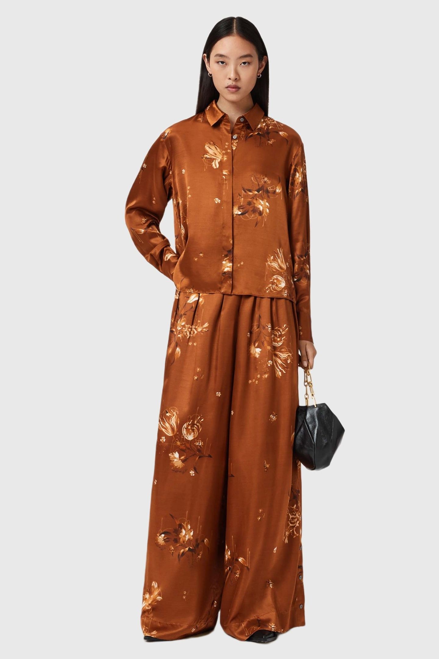 VENNA SHIRT ANIA RUST BROWN 4
