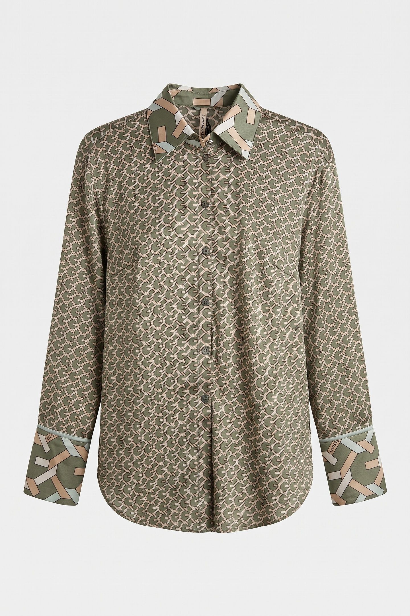 GUESS ECO LS ALEXANDRA SHIRT G PATTERN SMALL OCEA 3