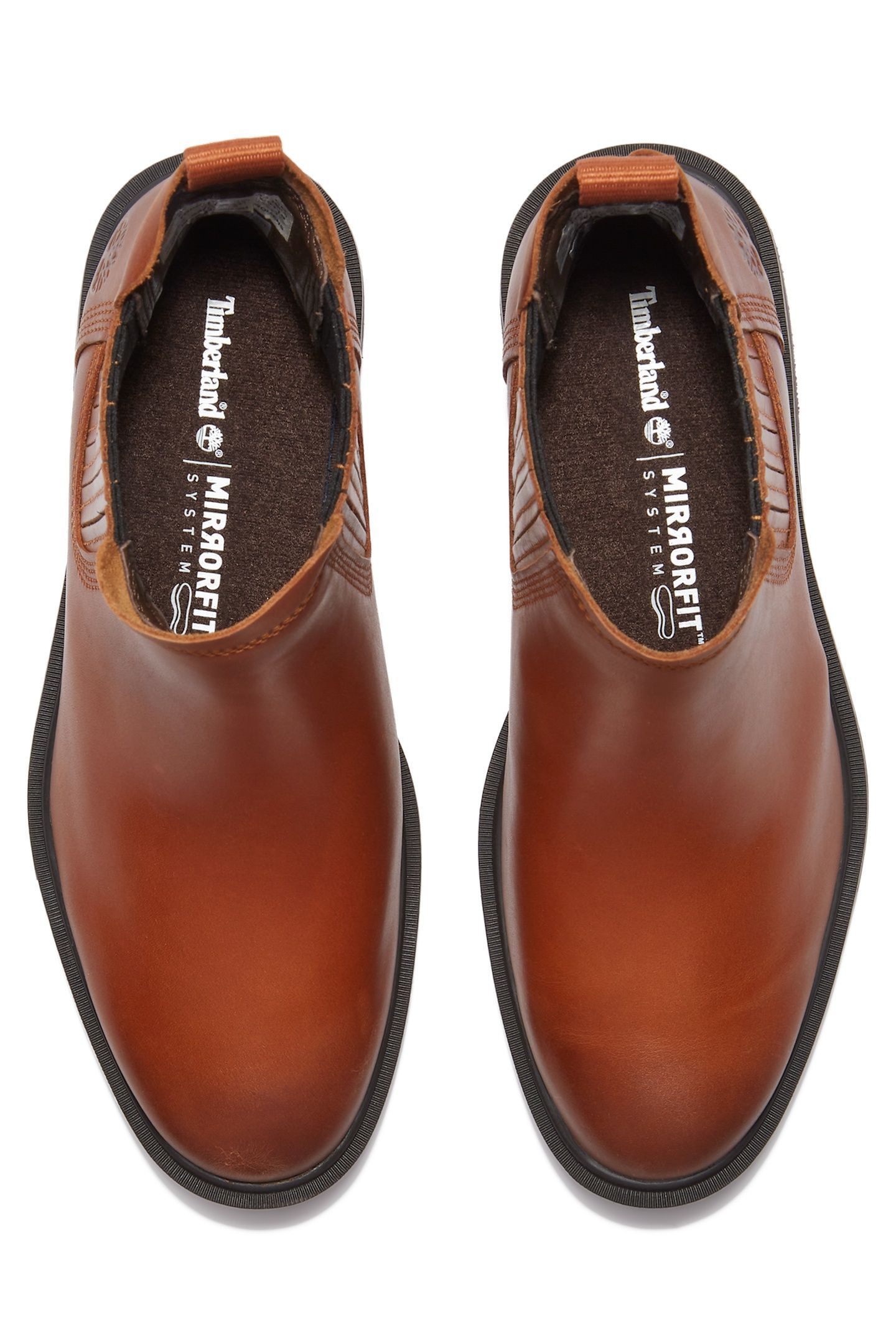BRIMFIELD MID CHELSEA BOOT BROWN FULL GRAIN 6