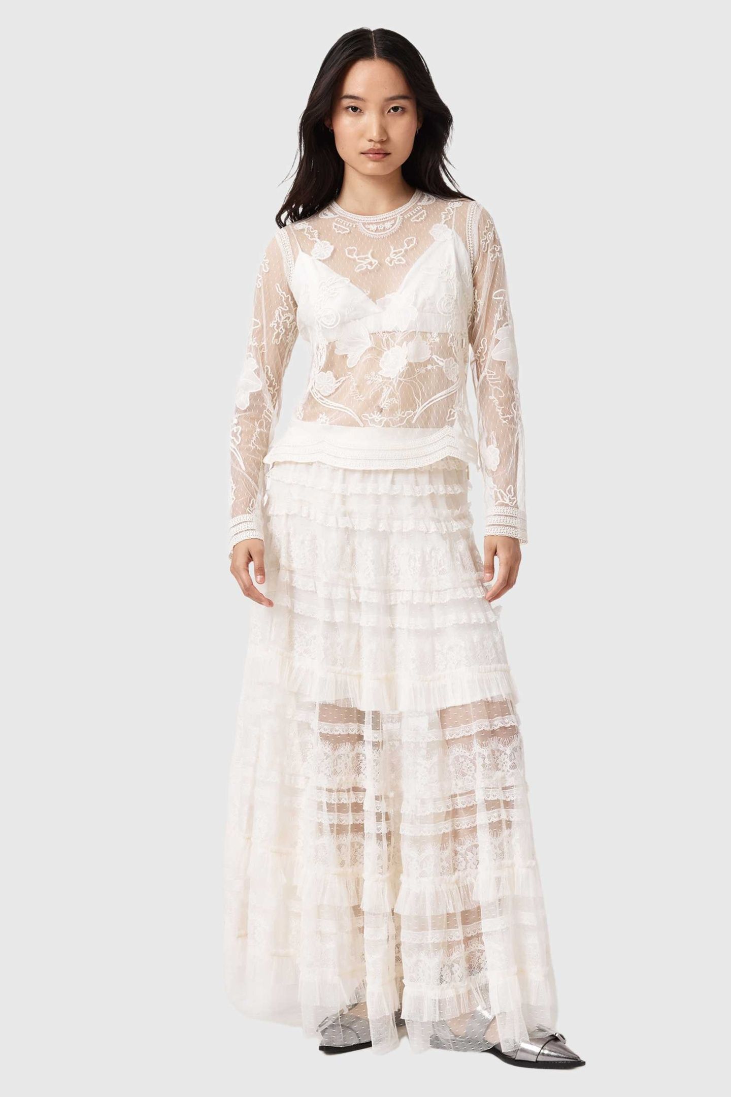 ARLEA EMB TOP VINTAGE WHITE 2