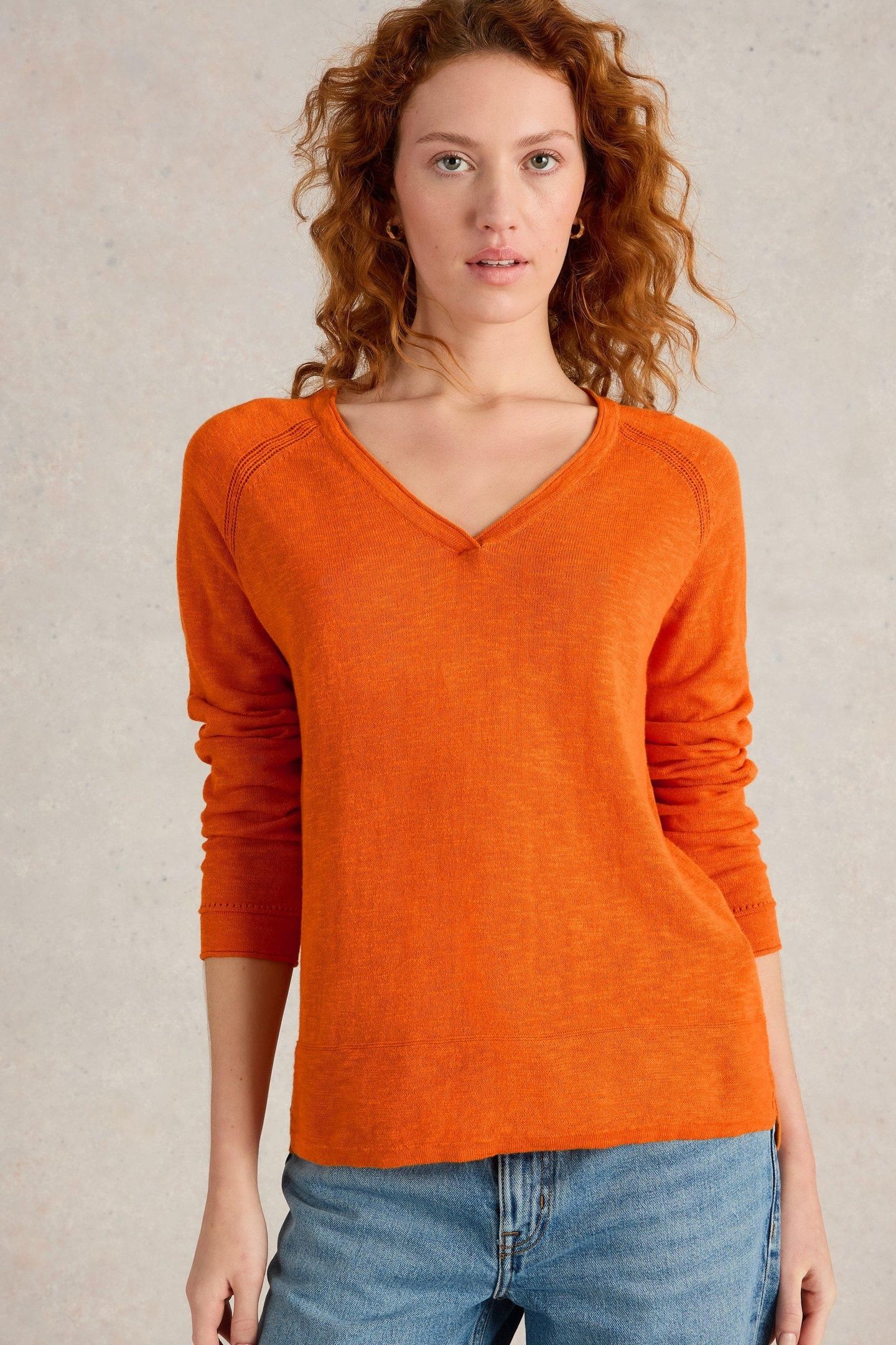 NARIA JUMPER BRIGHT ORANGE 3