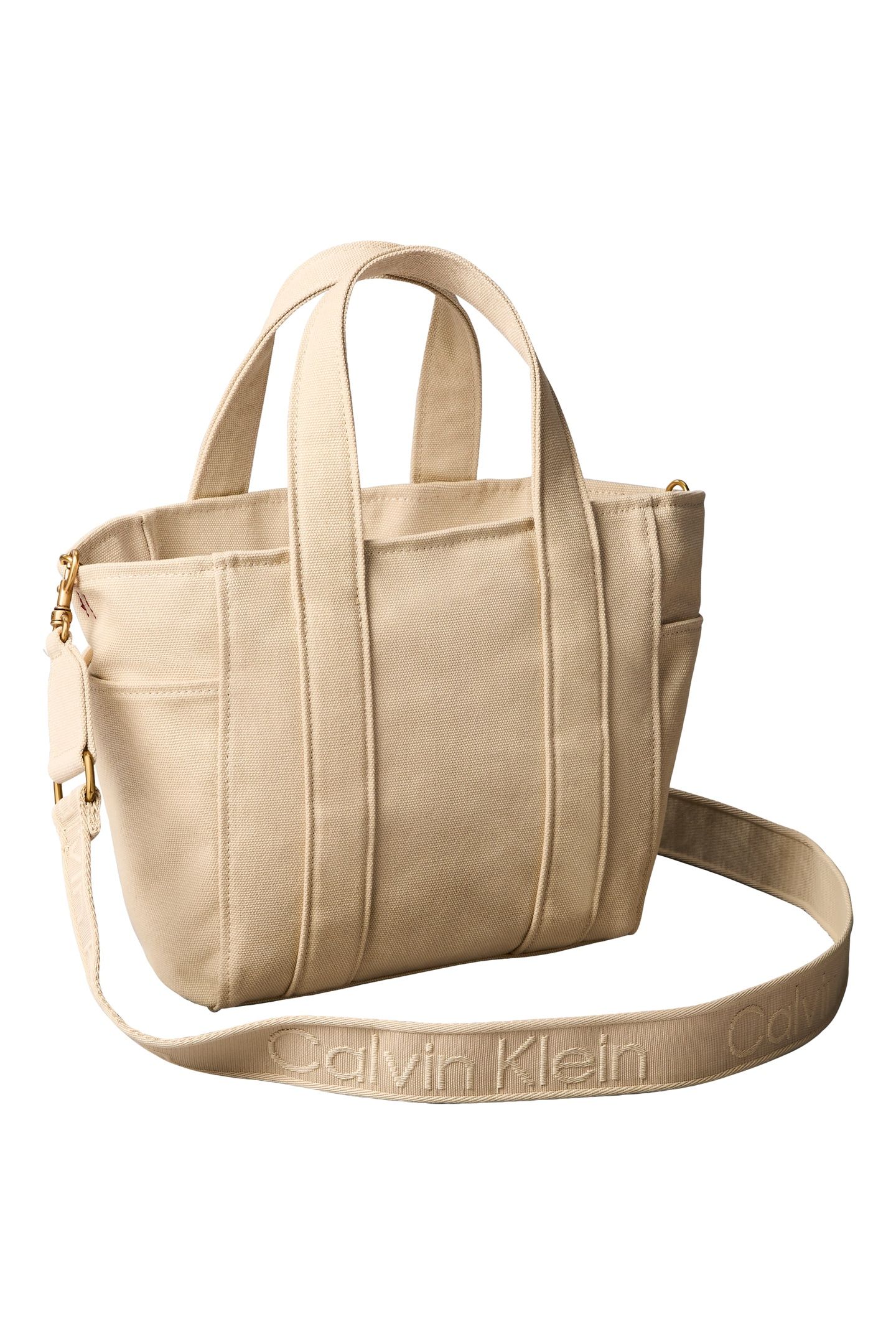 WEBBING STRAP CANVAS BAG KHAKI CANVAS 2