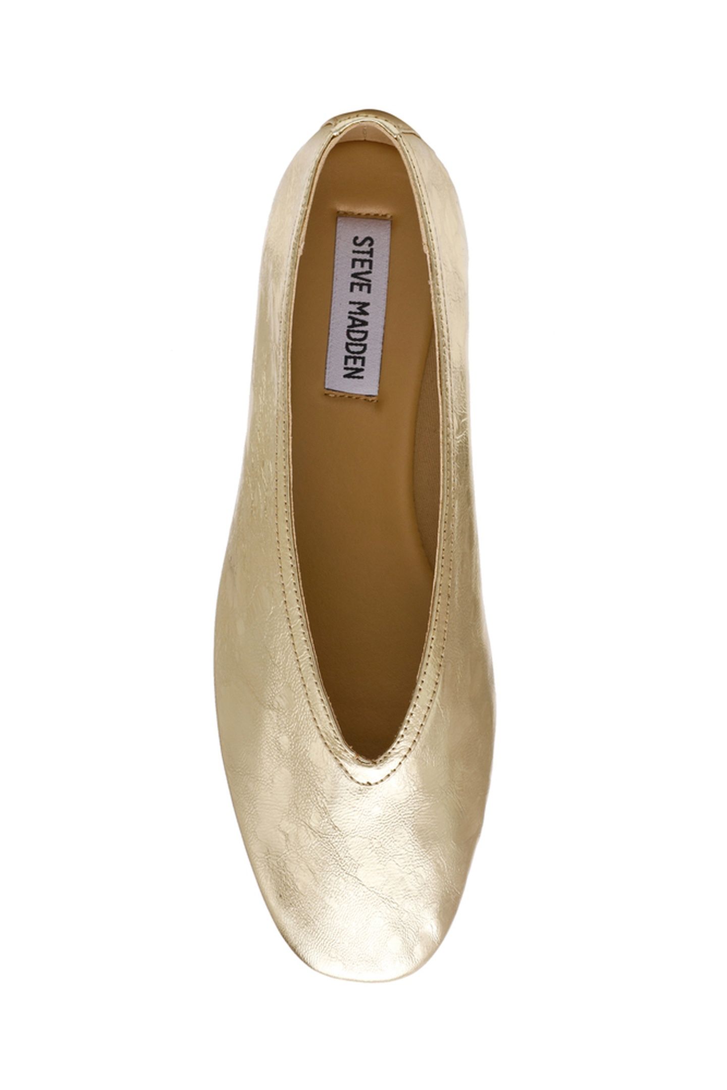 LENI FLAT SHOES GOLD LEATHER 5