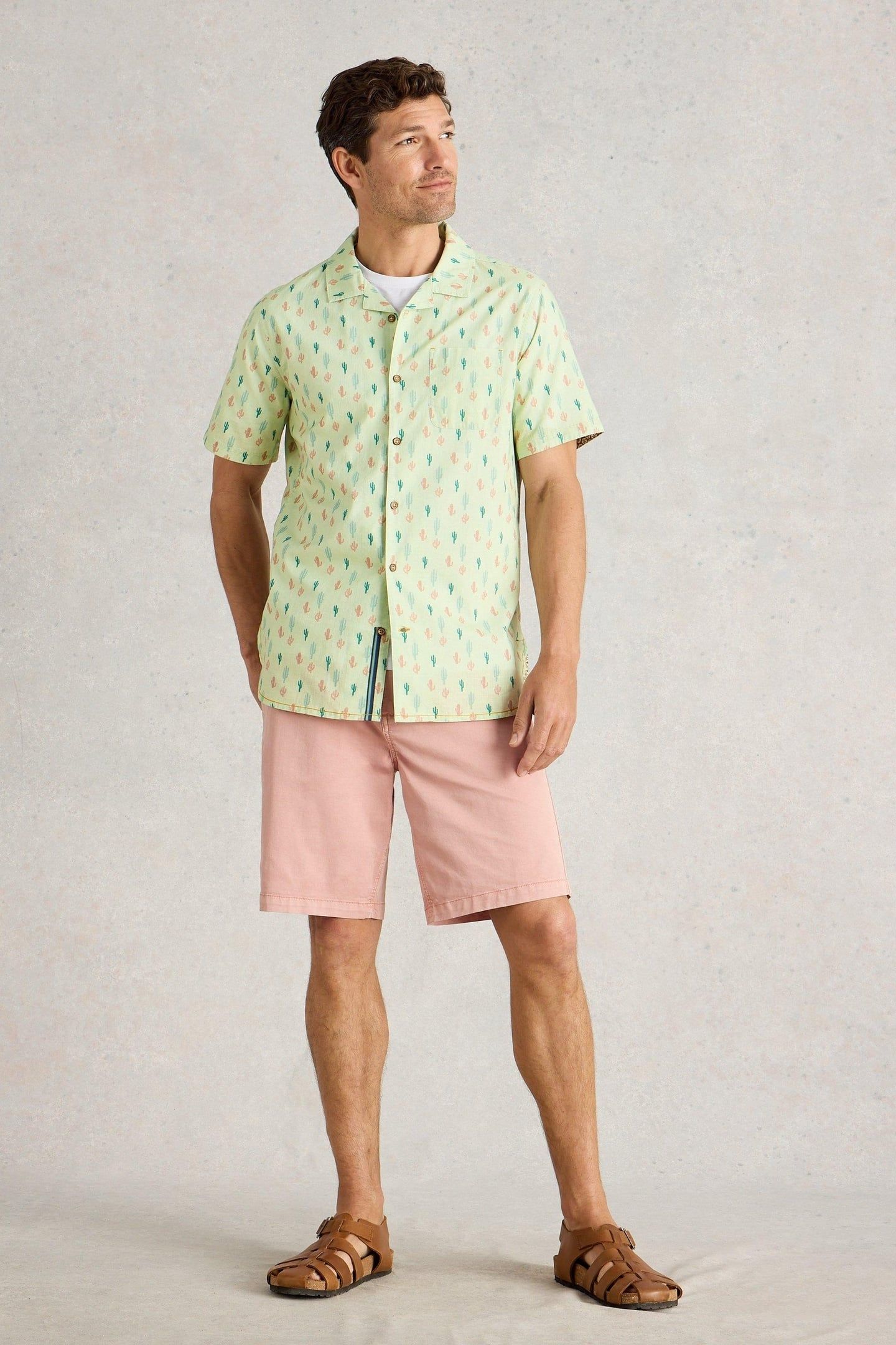 MINI CACTUS SS PRINTED SHIRT GREEN PRINT 1