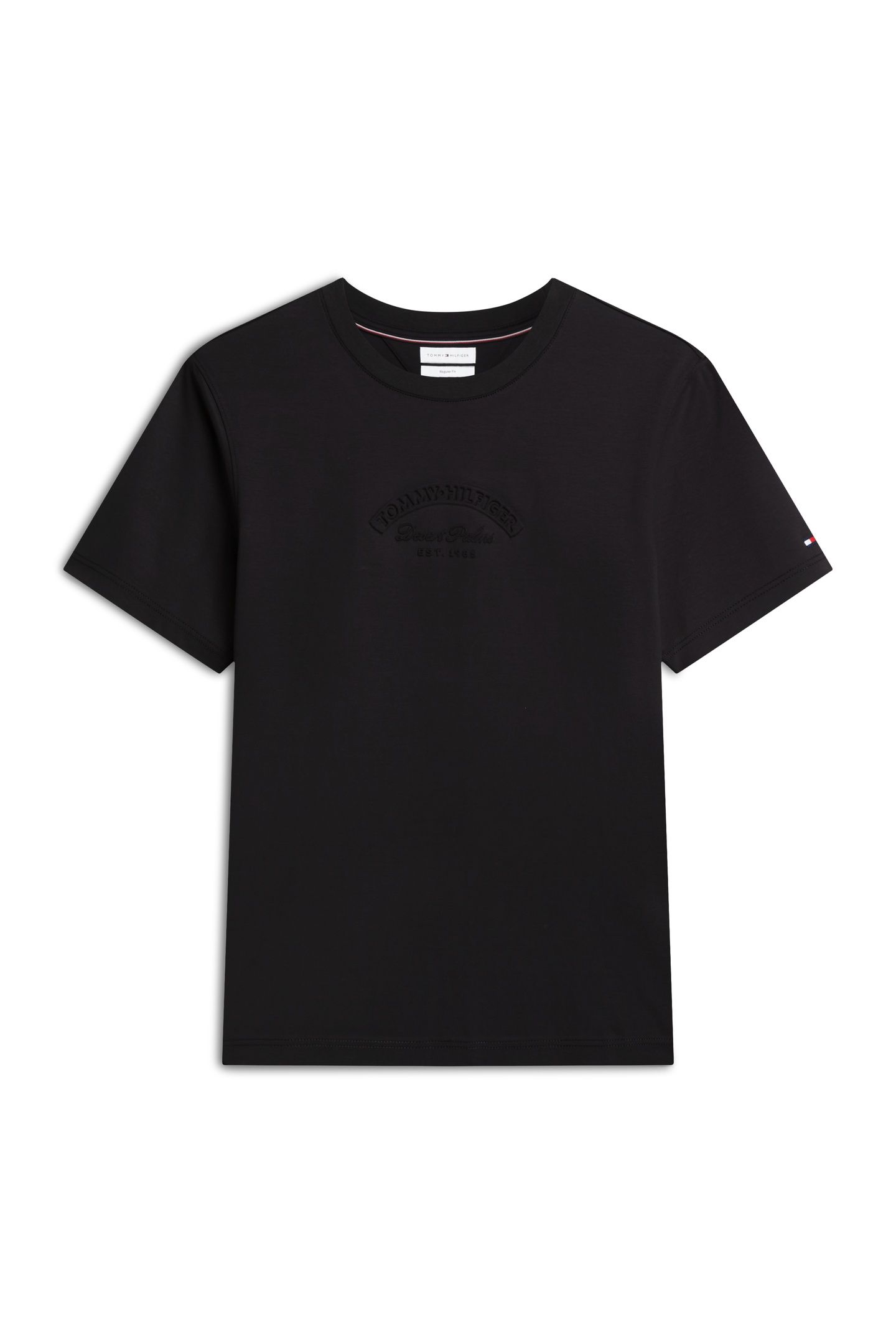 INTERLOCK EMBOSSED T-SHIRT BLACK 4