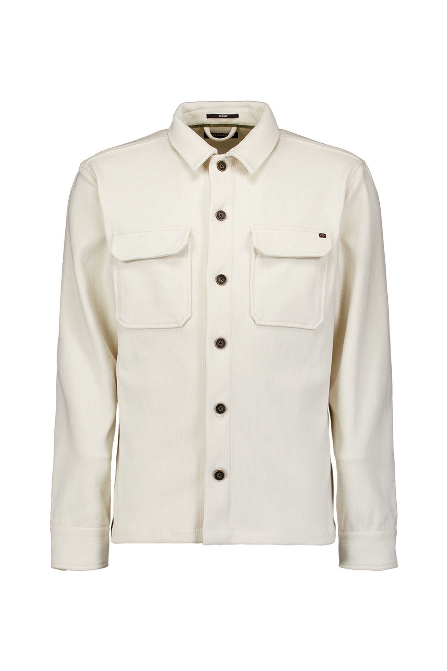 OVERSHIRT BUTTONS RELIEF SWEAT CHALK 4